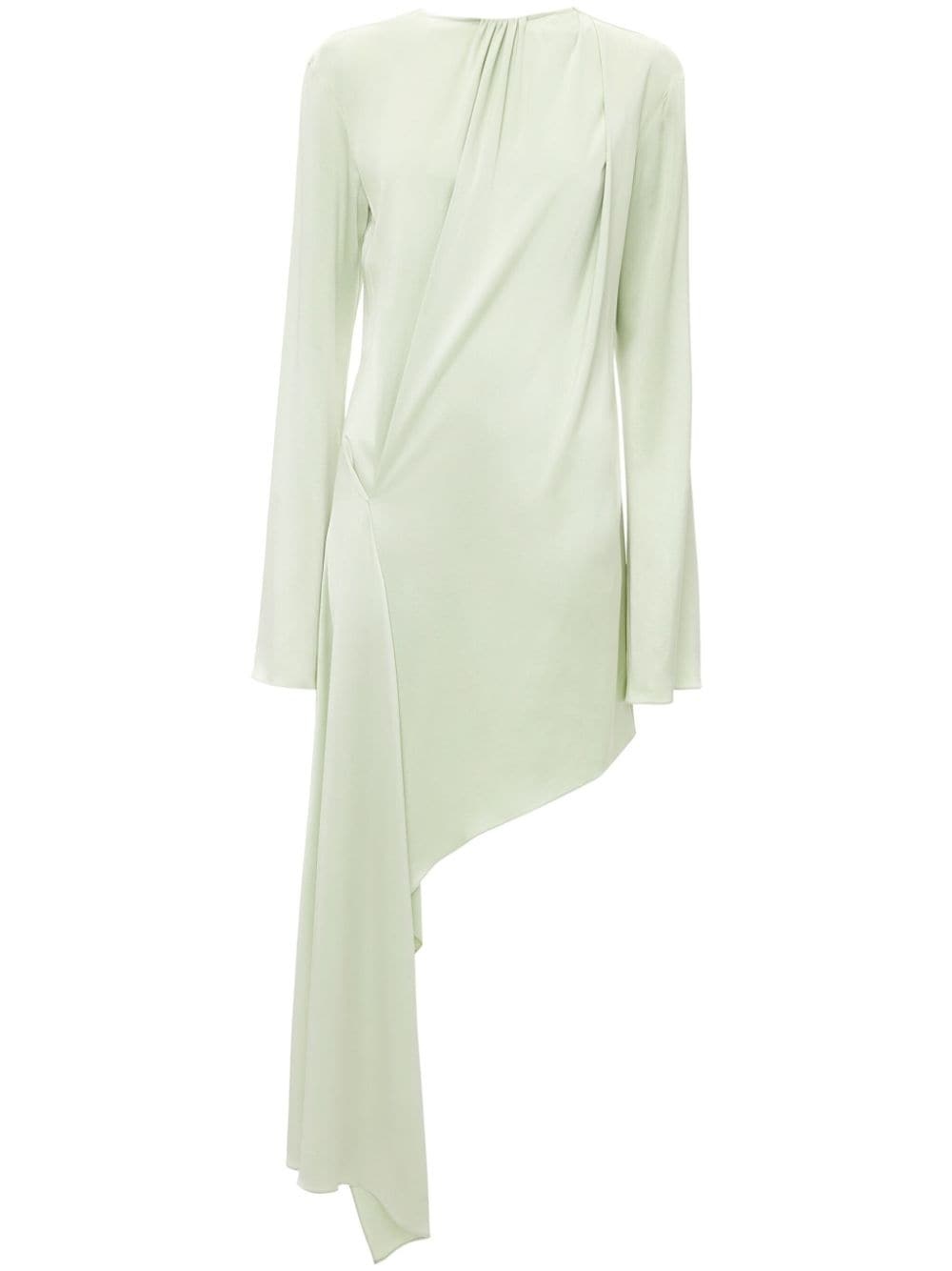 long-sleeve asymmetric dress - 1