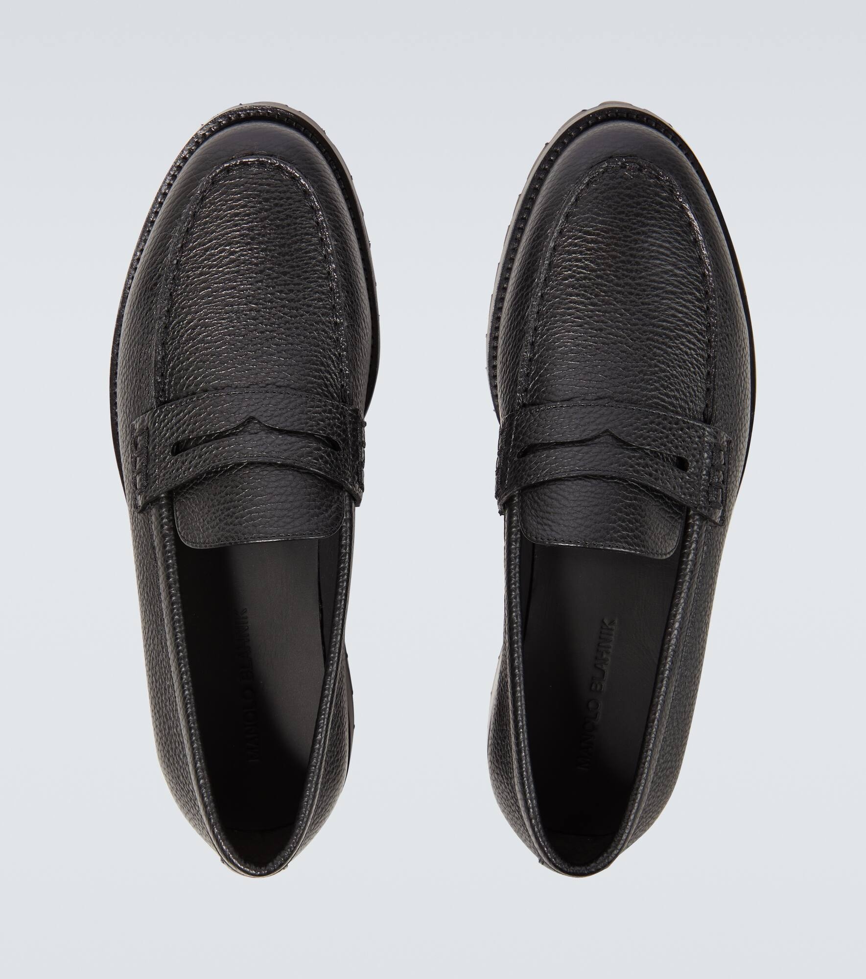 Randy leather penny loafers - 4