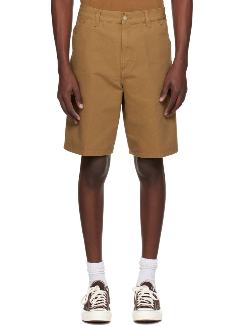 Carhartt WIP – Single Knee Short Rinshed Hamilton Brown 1