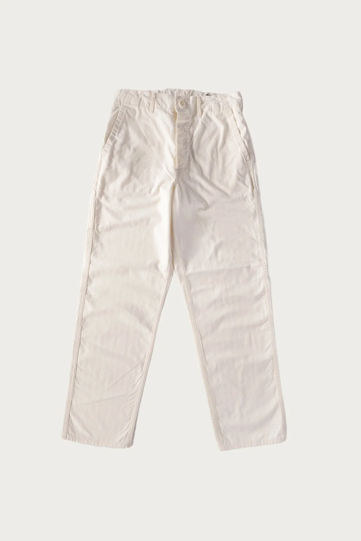 French Work Pants - Ecru - 1