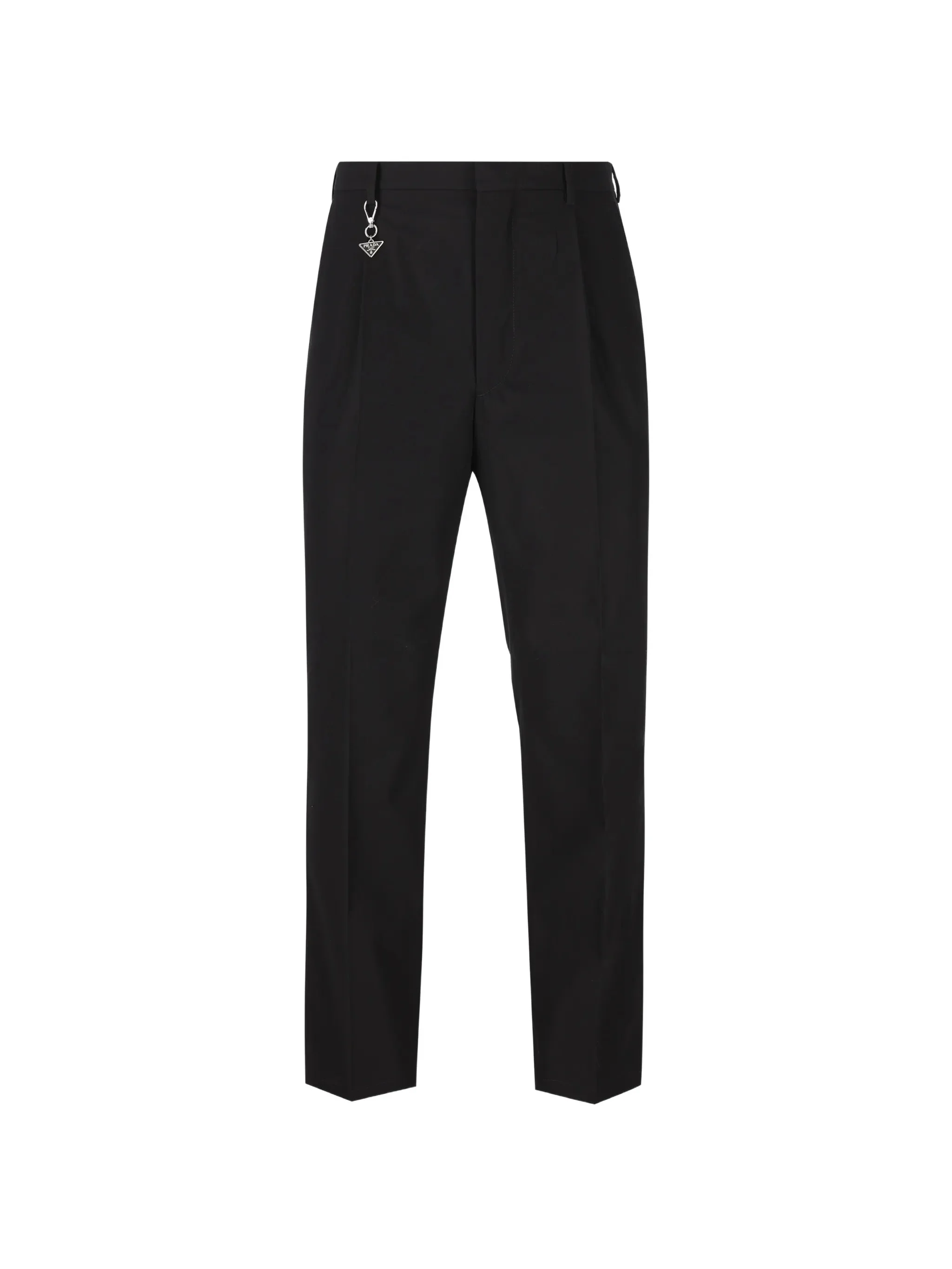 Prada Charm-detail Trousers - 1