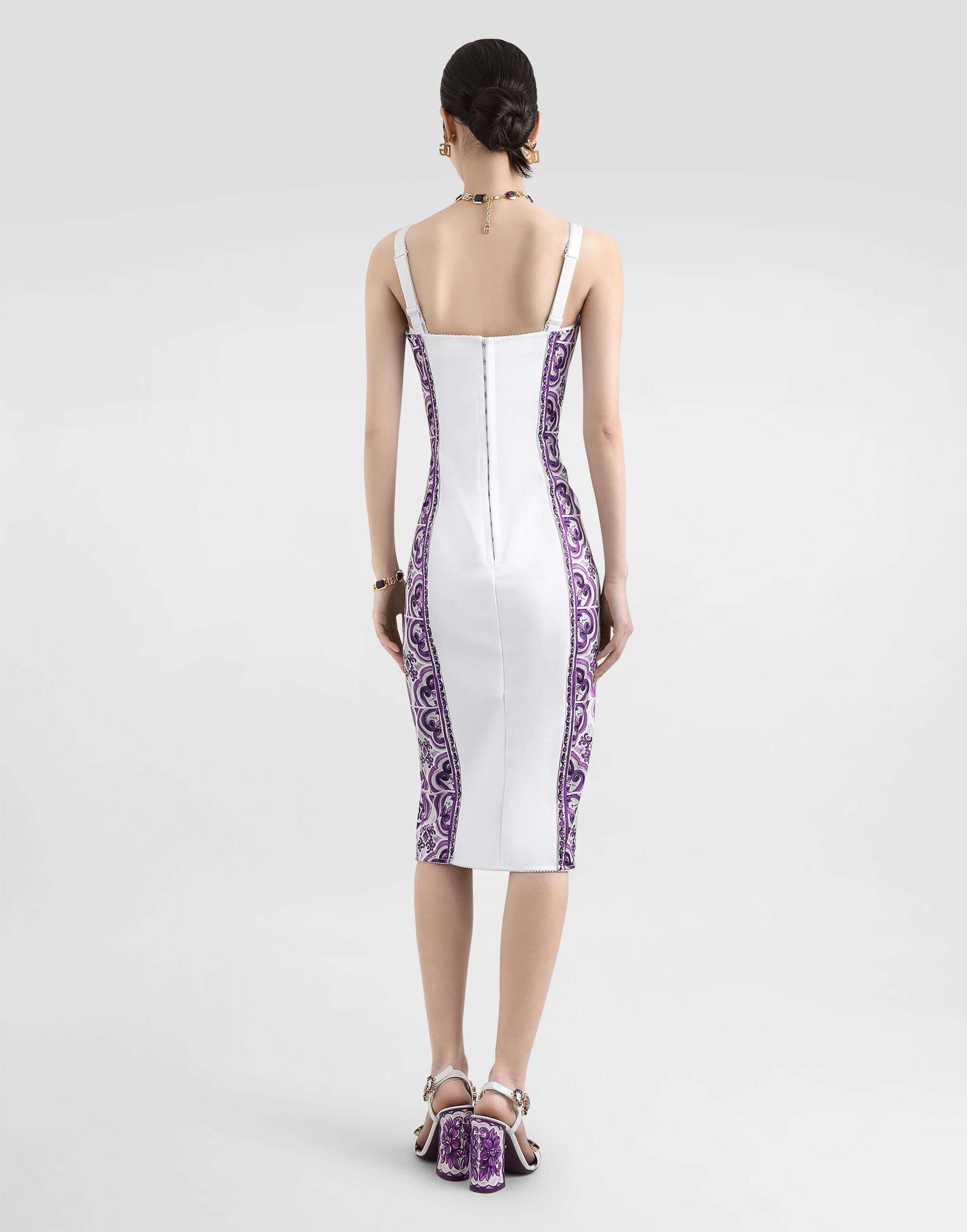 Majolica-print dress - 3