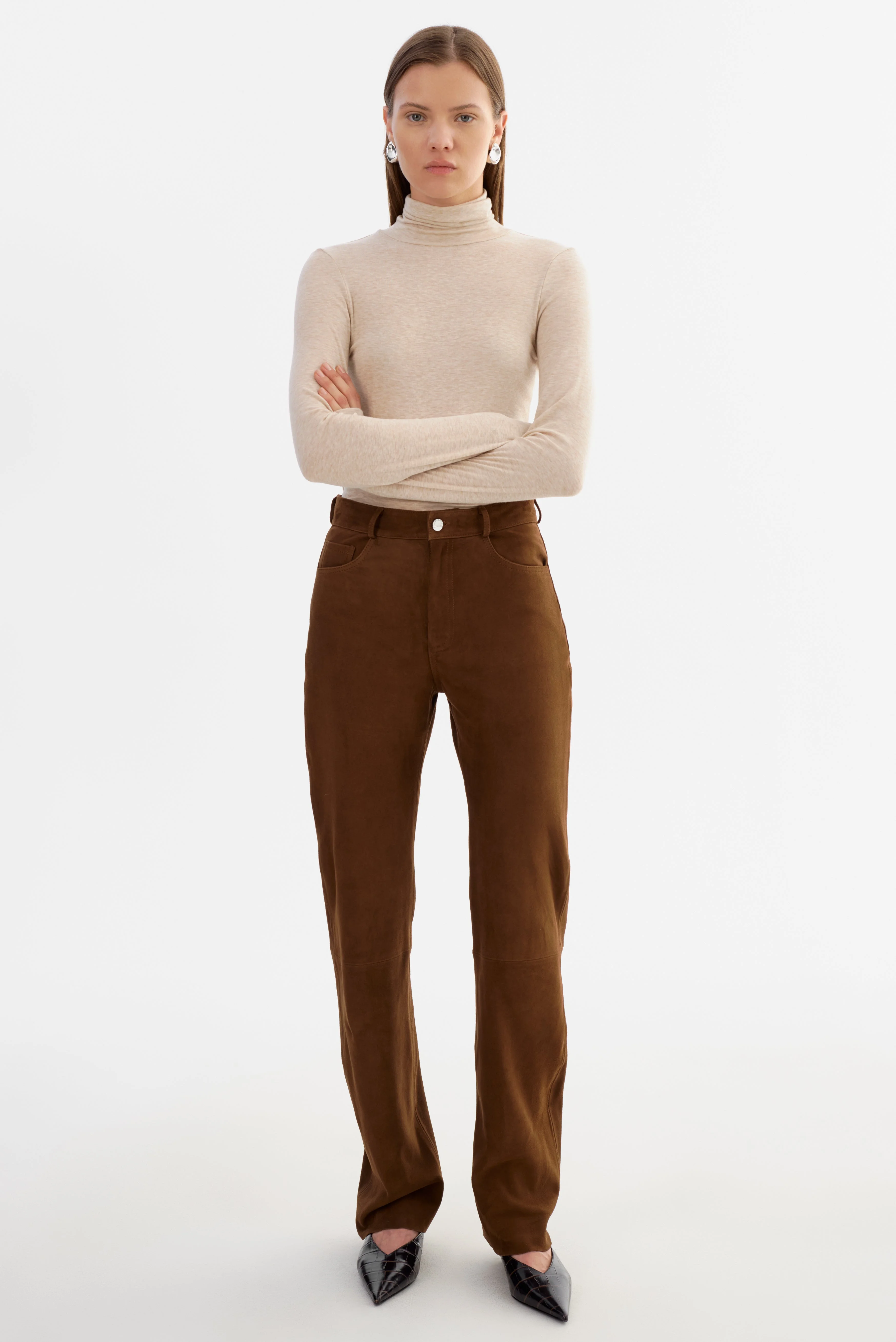 SHANNON S | Suede Pants - 1