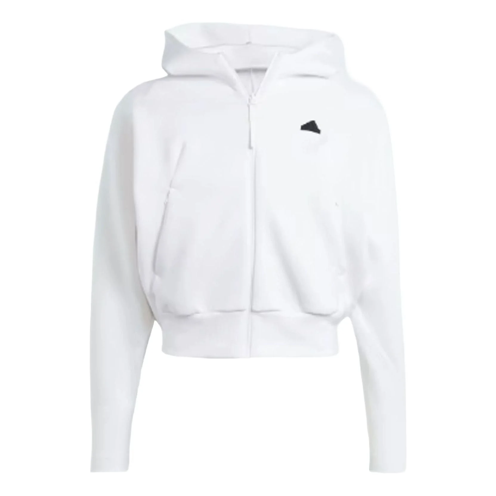 (WMNS) adidas Z.N.E. Full-Zip Hoodie 'White' IN5133 - 1