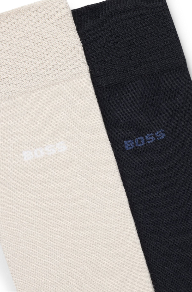 BOSS TWO-PACK OF COTTON-BLEND REGULAR-LENGTH SOCKS outlook
