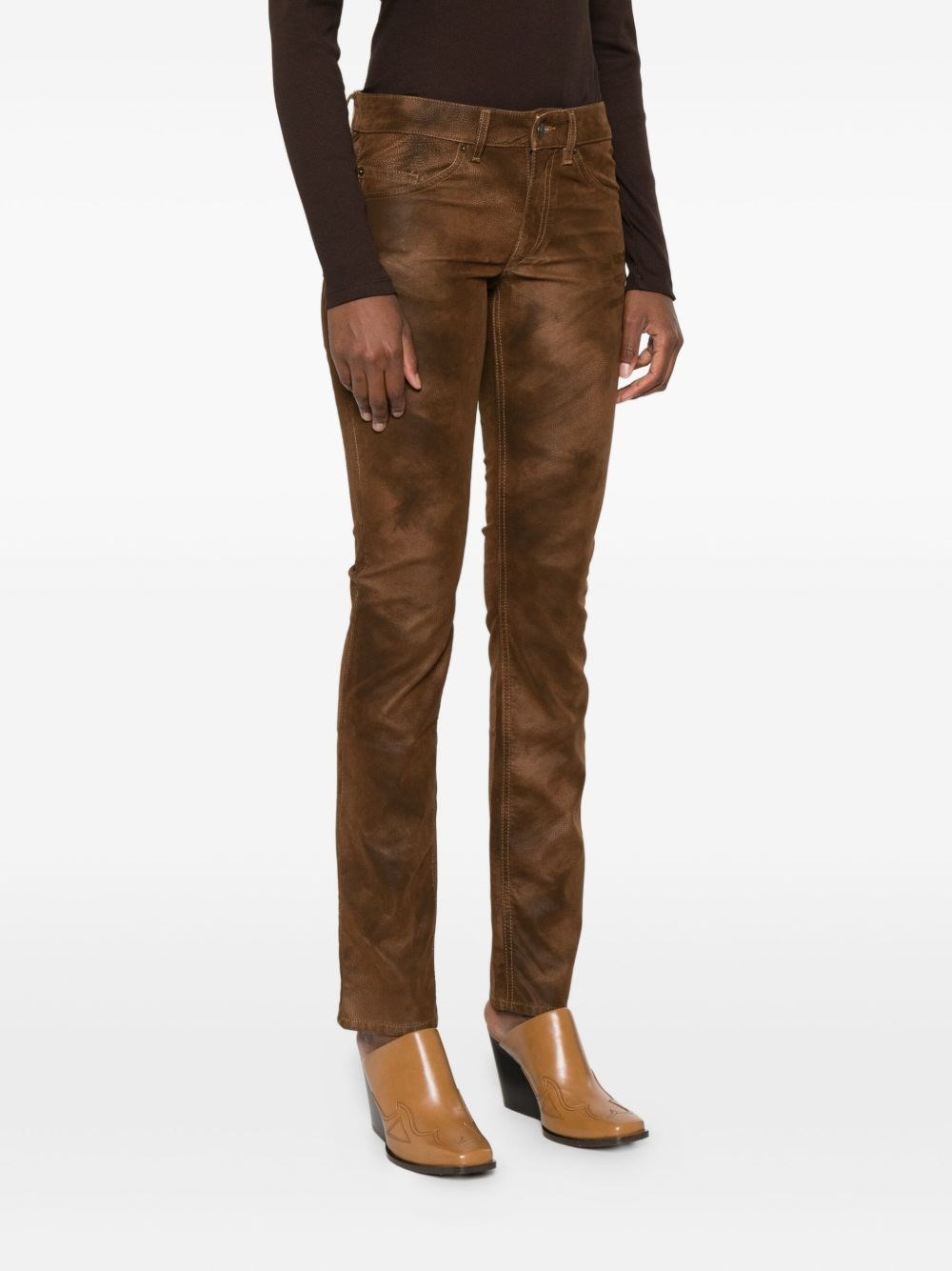 Faux leather pants - 3