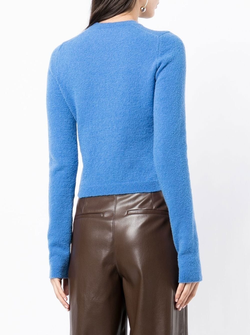 round-neck knit jumper - 4