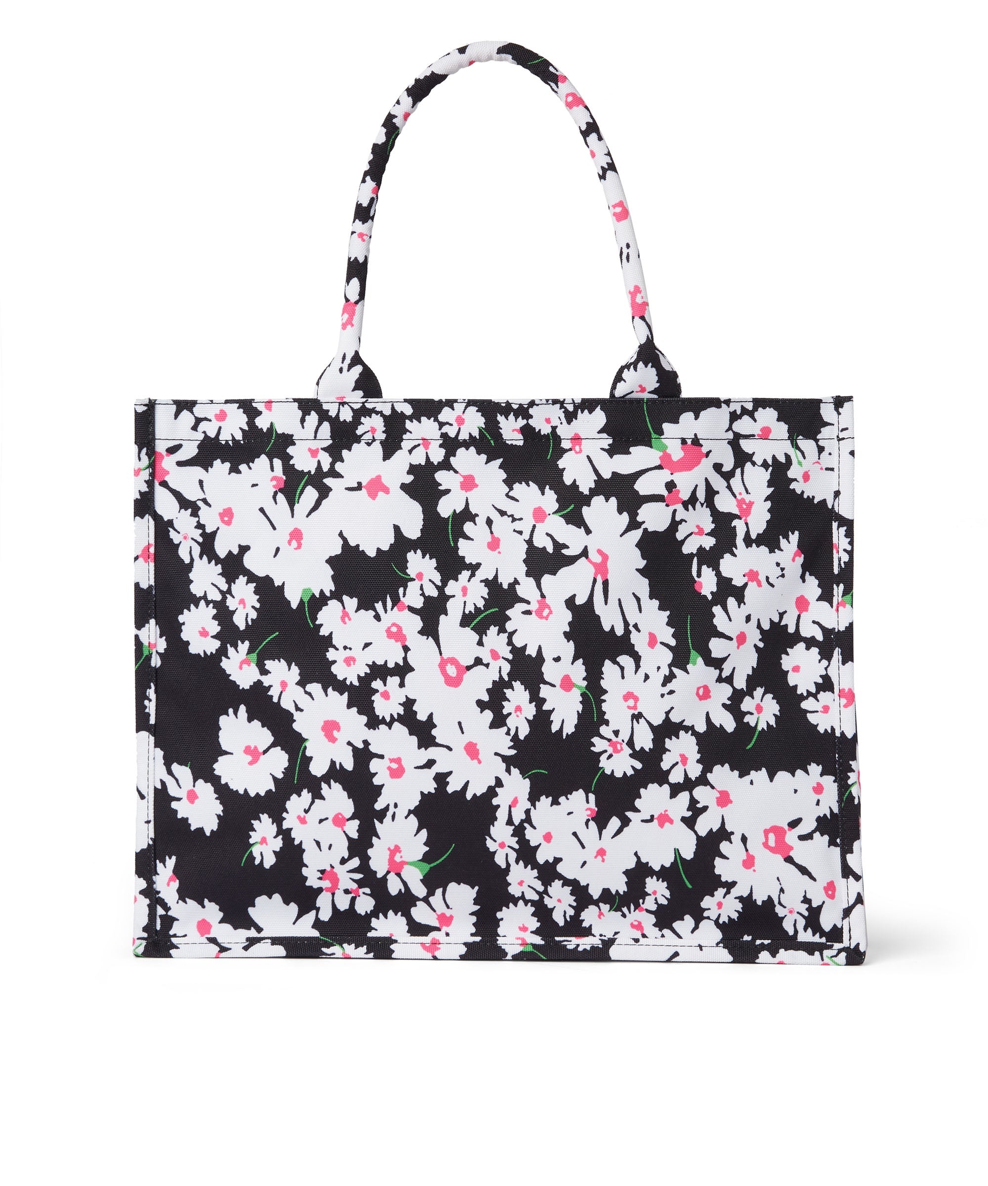 Canvas tote bag with daisy print - 2