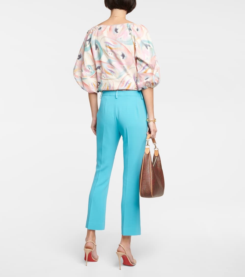 High-rise straight pants - 3