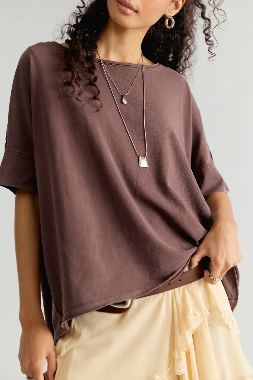 We The Free Rex Oversized Cotton Tee - 1