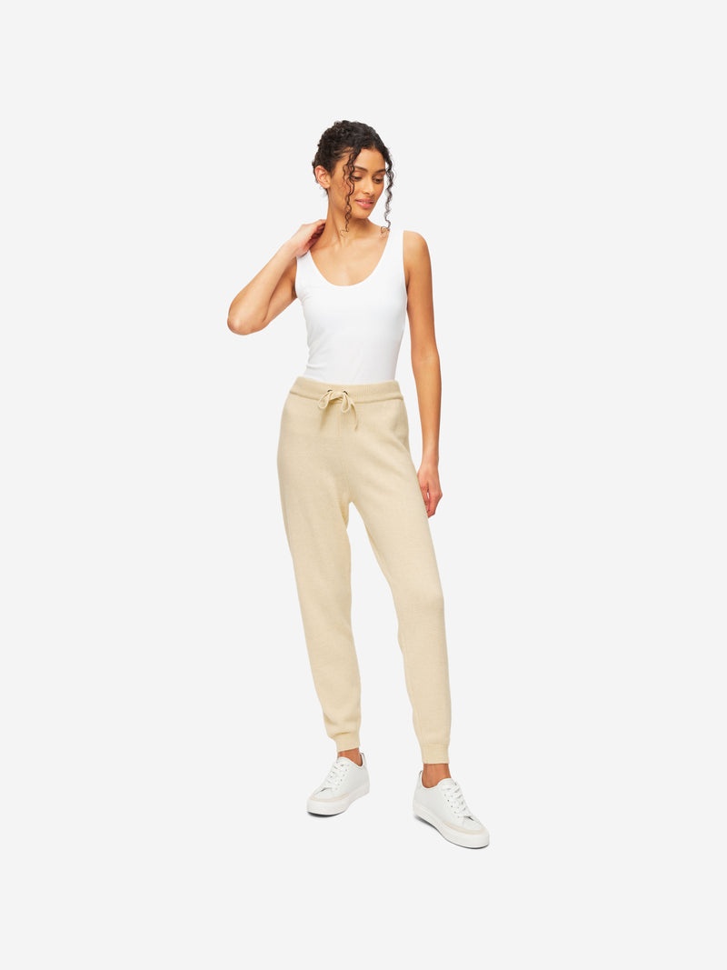 Women's Track Pants Daphne Cashmere Beige - 3
