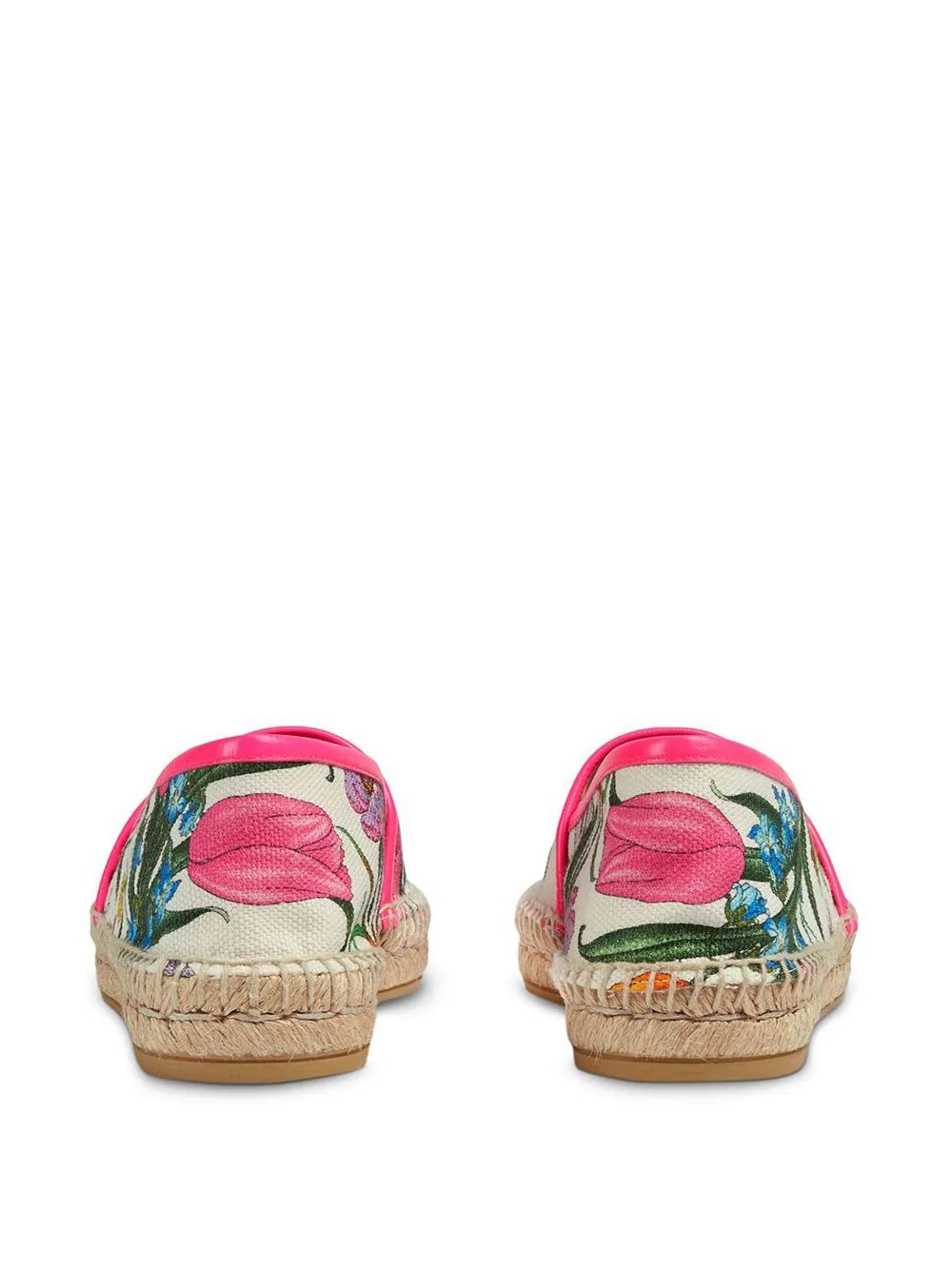 Flora print canvas espadrilles - 3