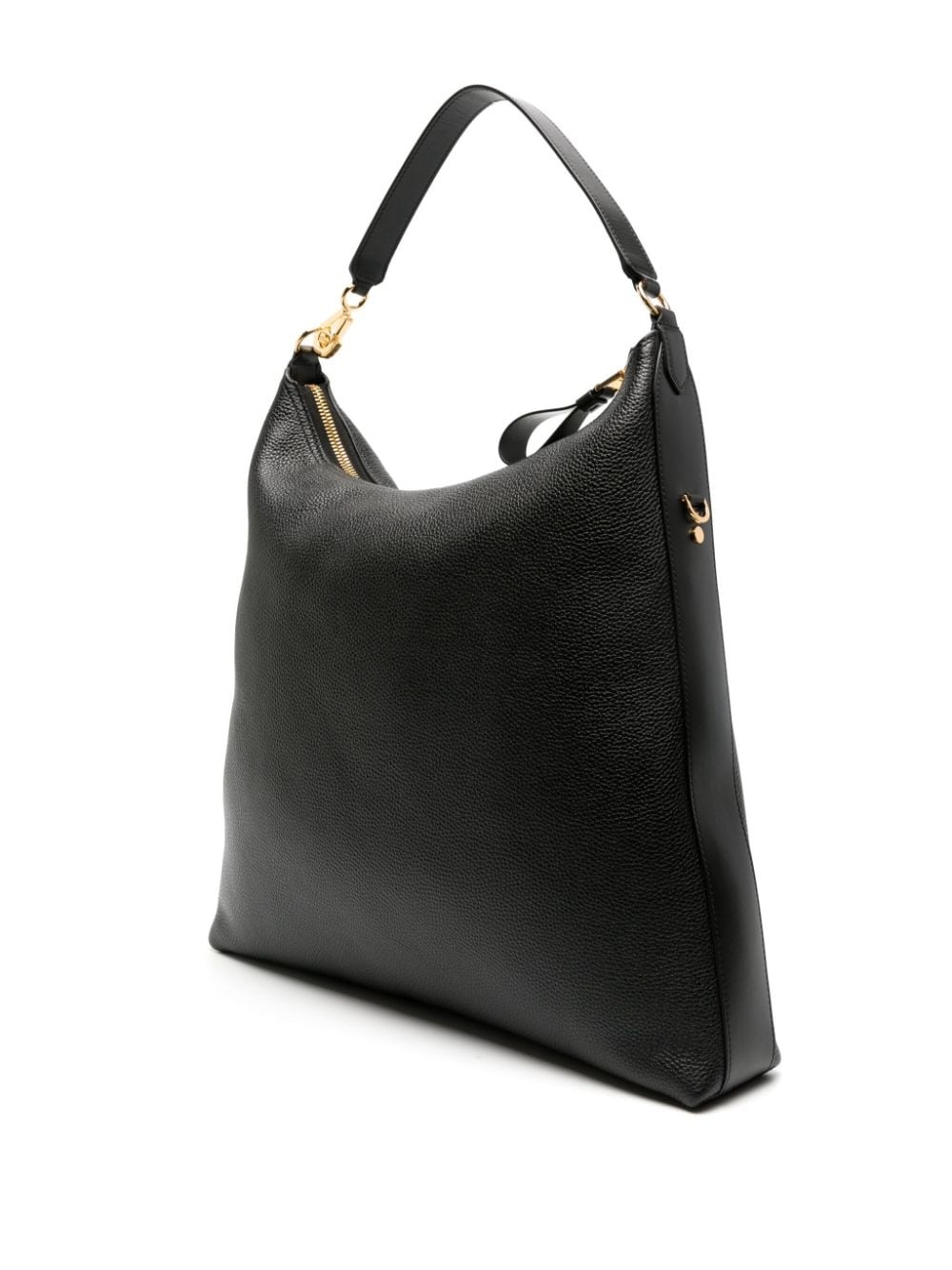 Hand-held leather tote bag - 2