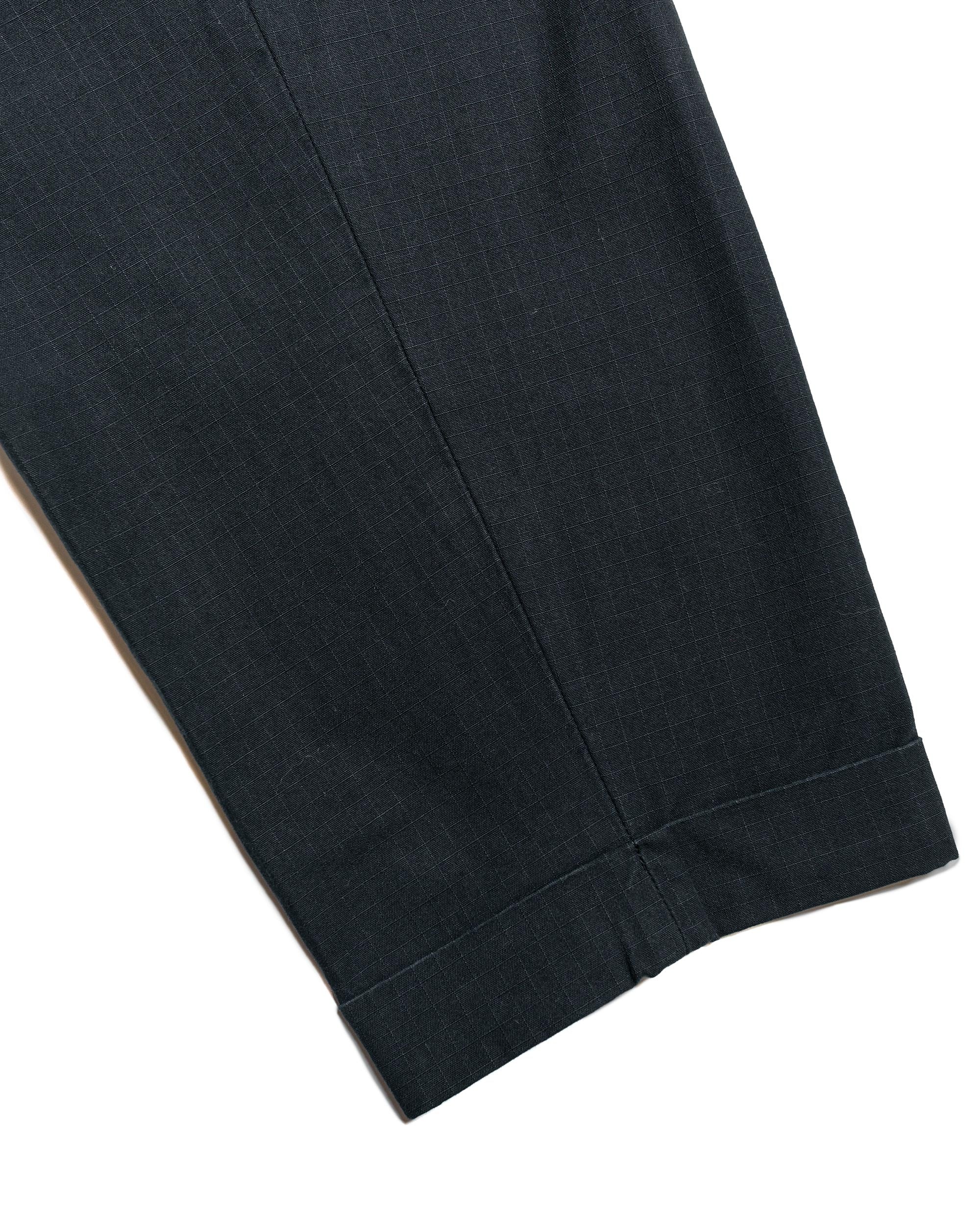 Lost & Found 2Pleats Cotton Ripstop Black - 9