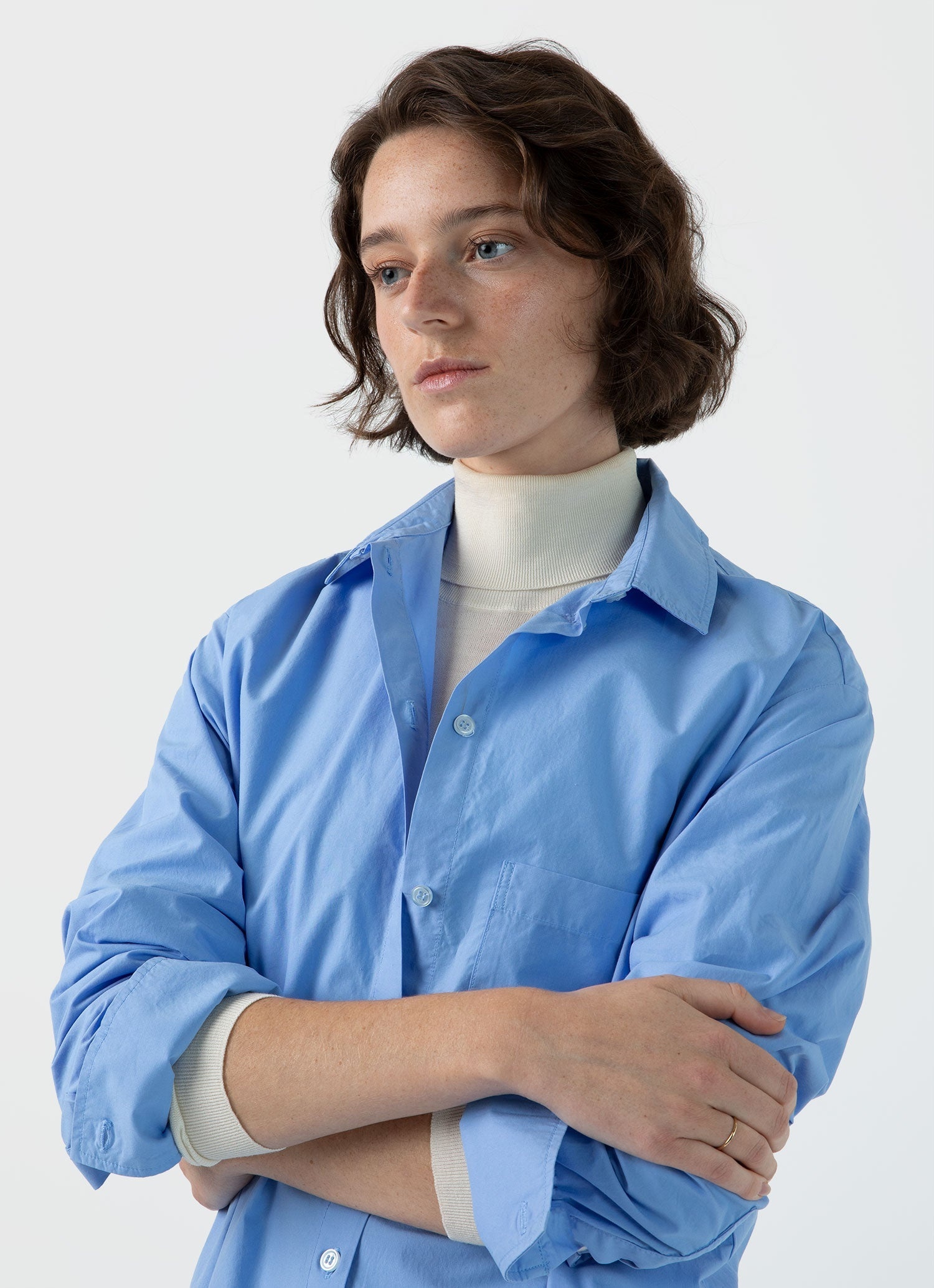 Cotton Poplin Shirt Dress - 3