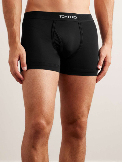 TOM FORD Stretch-Cotton and Modal-Blend Boxer Briefs outlook