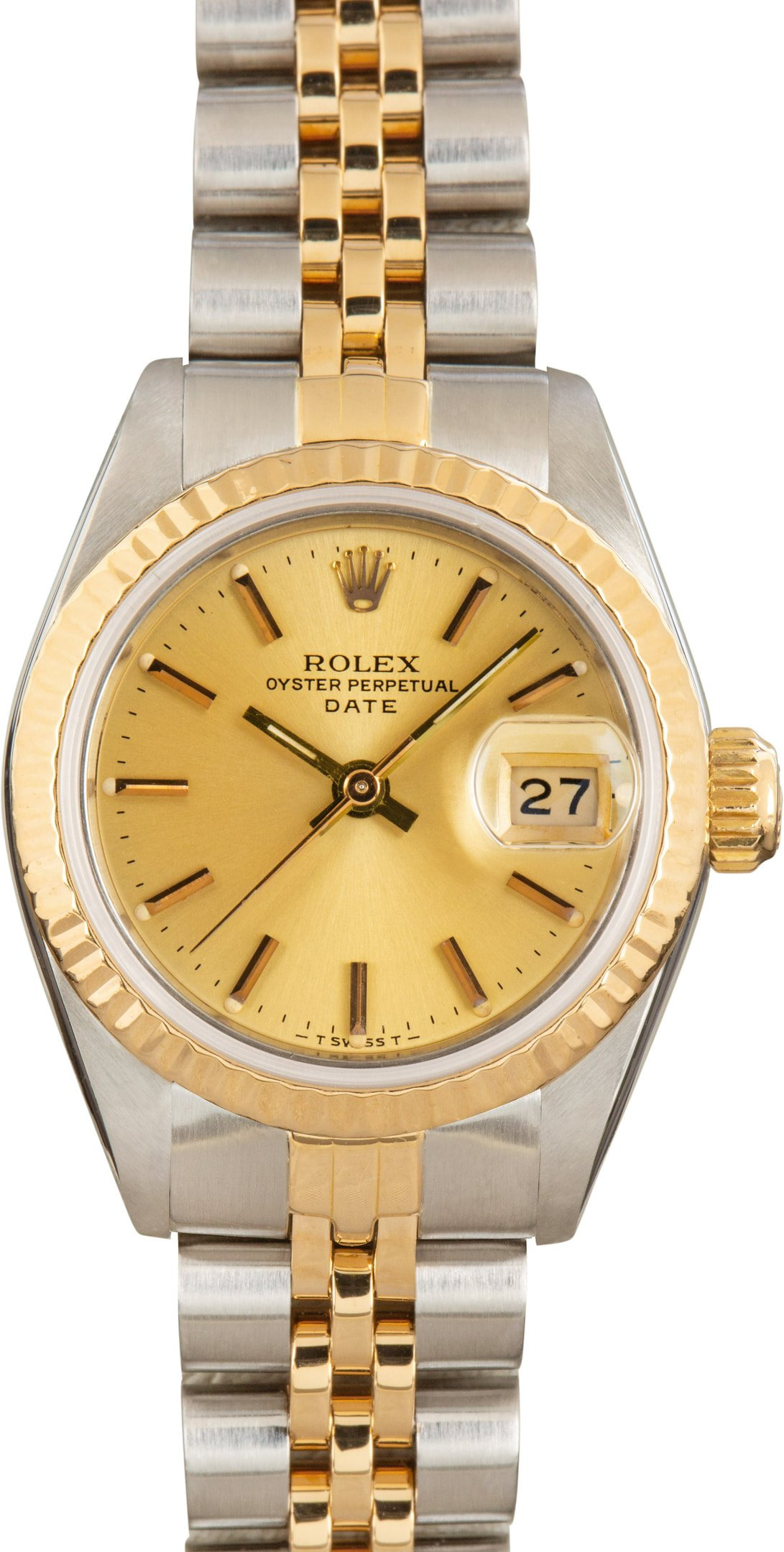 Ladies Rolex Date 69173 Champagne Dial - 1