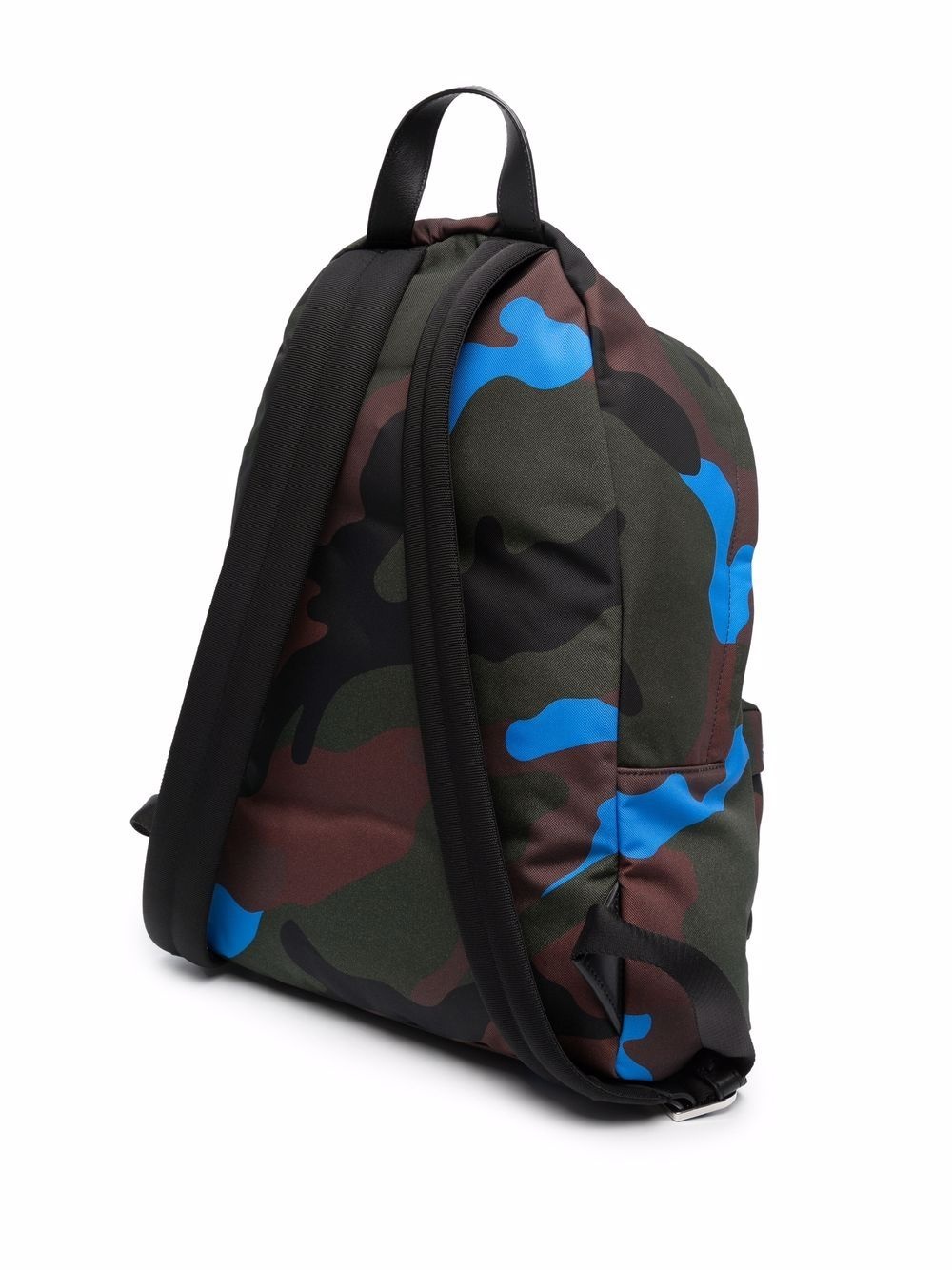 camouflage-print zip-up backpack - 3