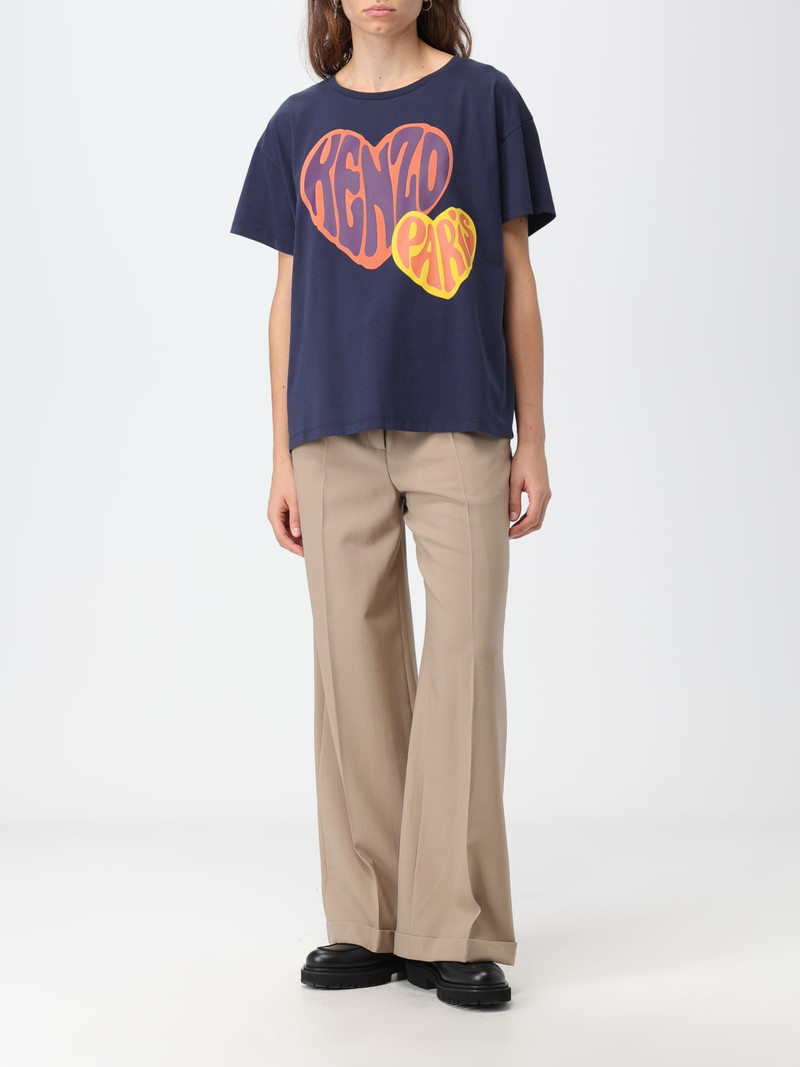 KENZO Kenzo cotton t-shirt with Heart Kenzo print outlook