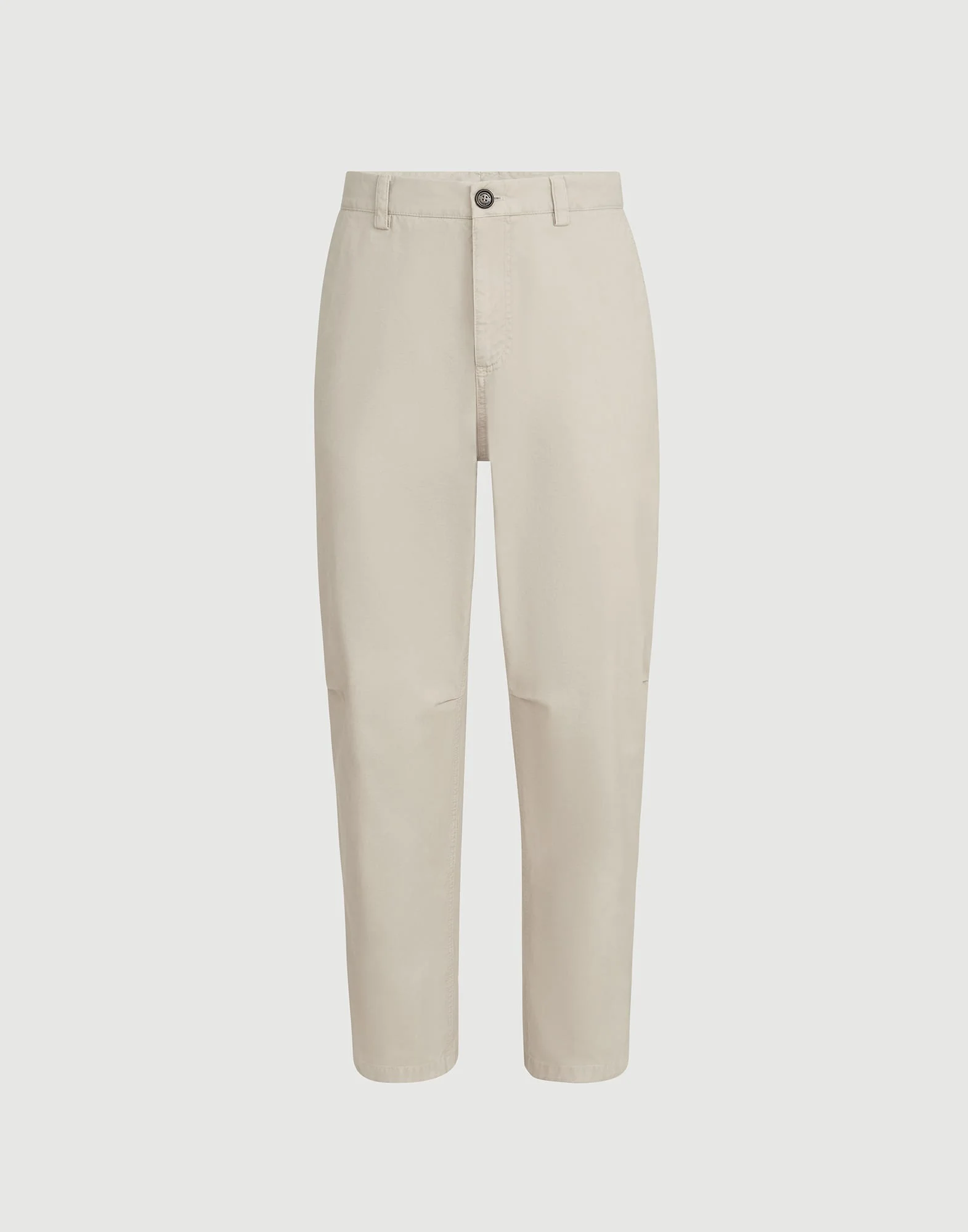 Garment-dyed trousers in peached cotton gabardine - 1
