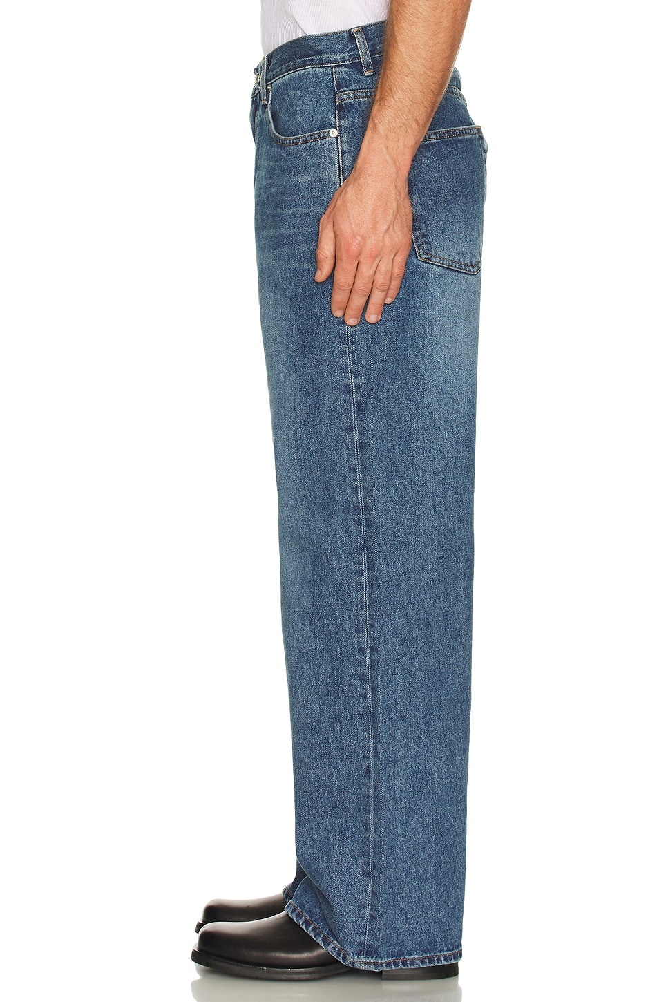 Low Rise Wide Jeans - 4