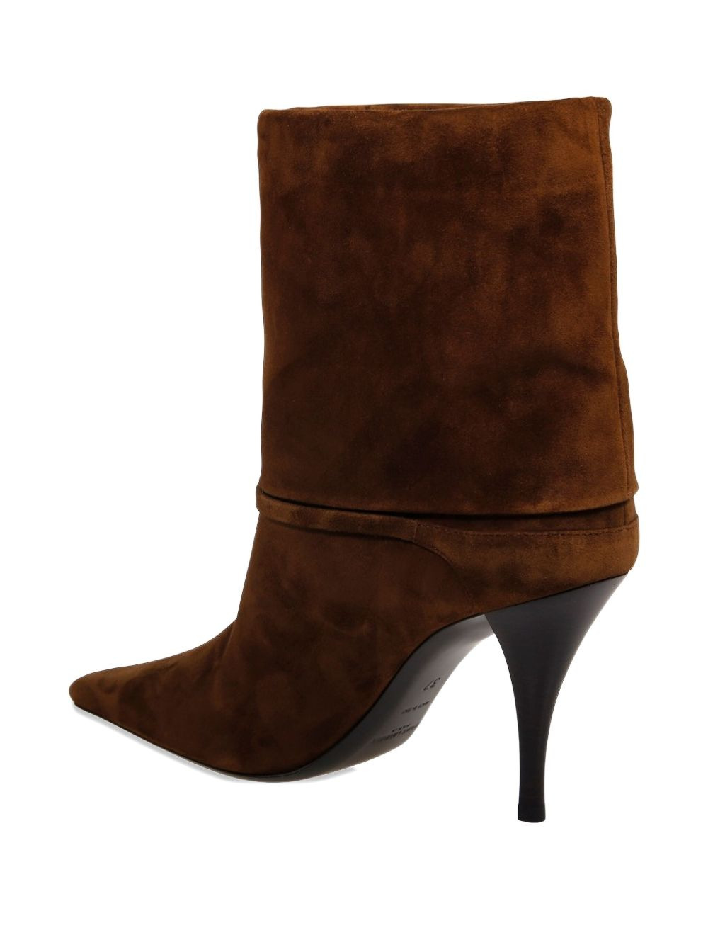 85mm logo-plaque heeled boots - 4