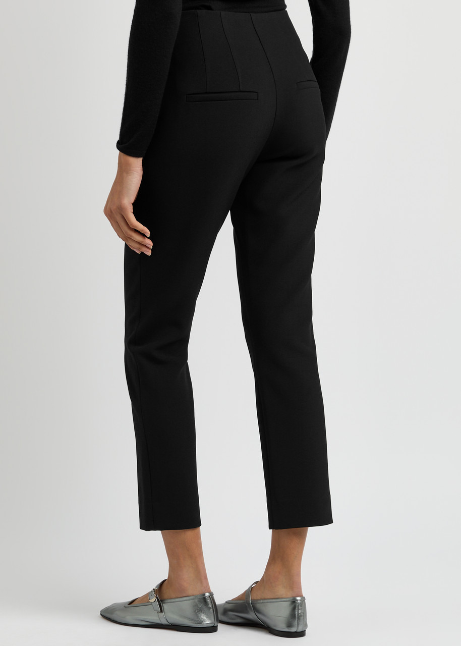 Veronica Beard Stila Cropped Slim-leg Jersey Trousers - 3