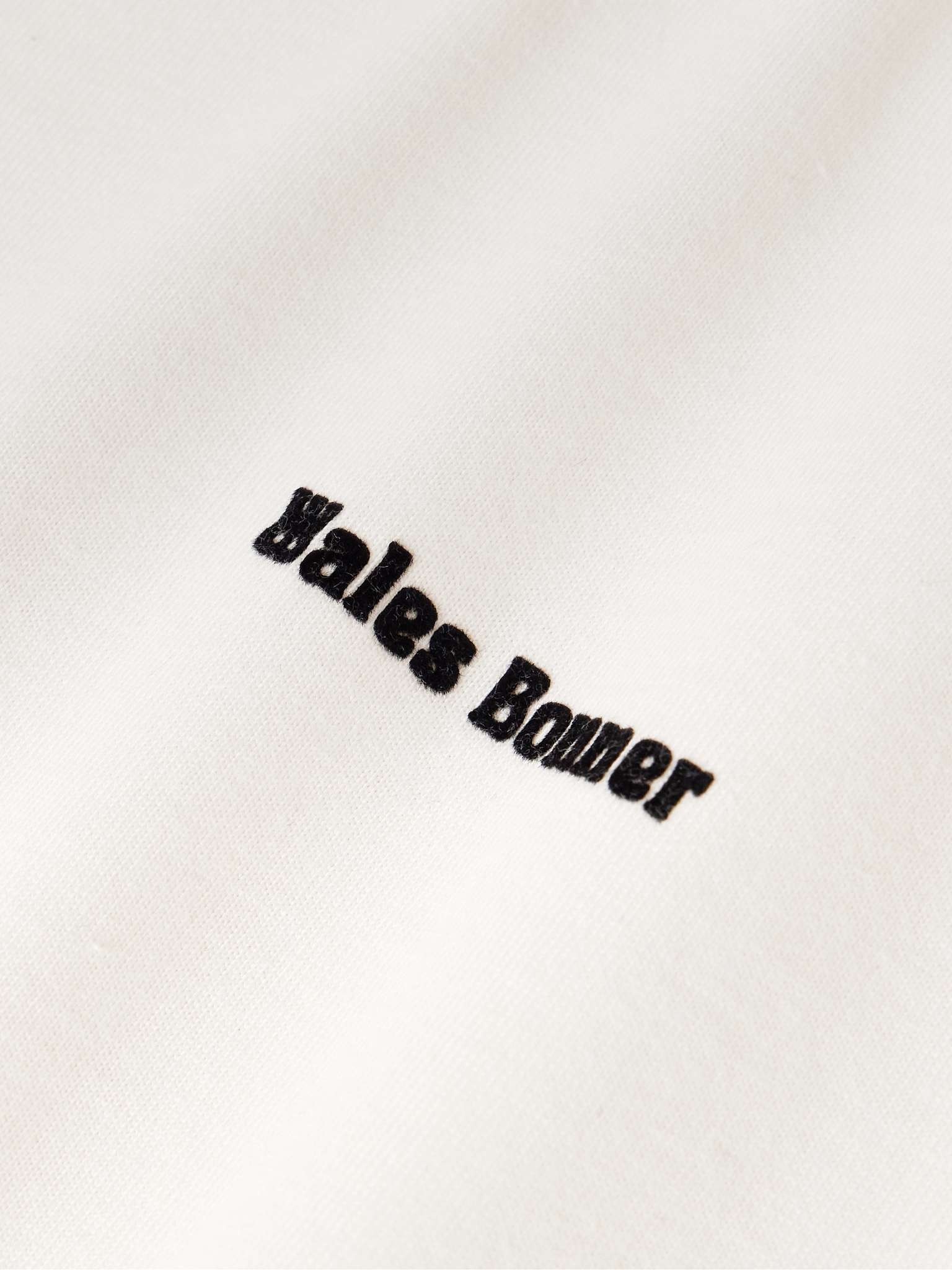 + Wales Bonner Webbing-Trimmed Organic Cotton-Jersey T-Shirt - 4