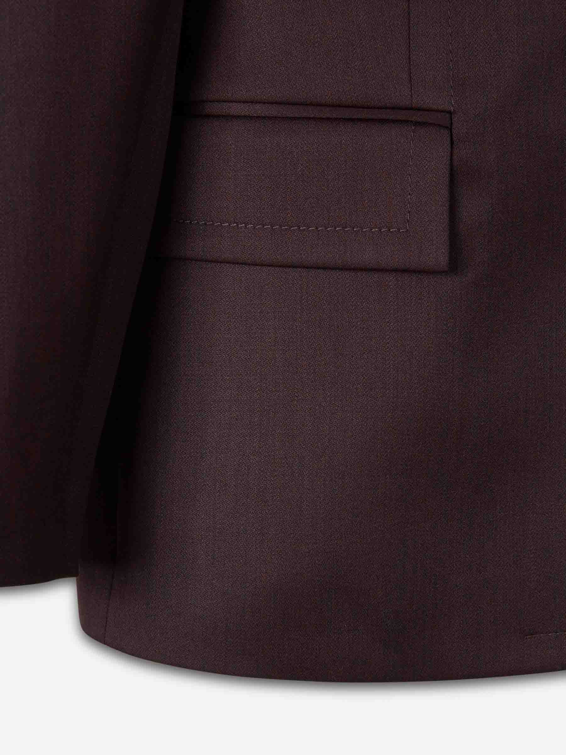 STRAIGHT WOOL BLAZER - 4