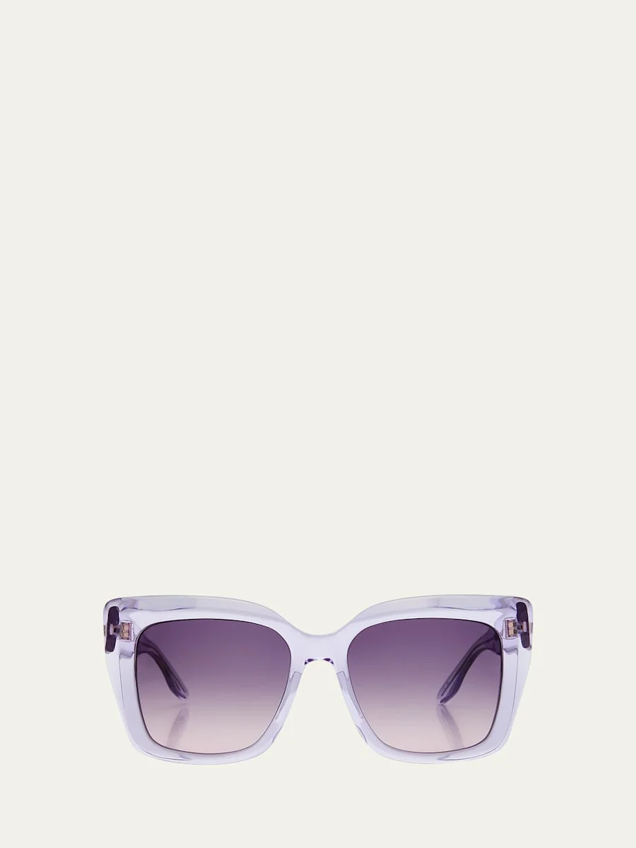 Devine Square Acetate & Titanium Sunglasses - 1