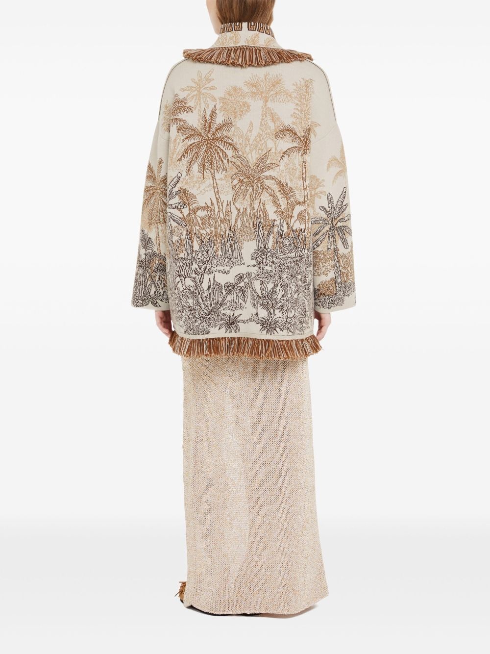 Jungle Toile de Jouy cardigan - 4
