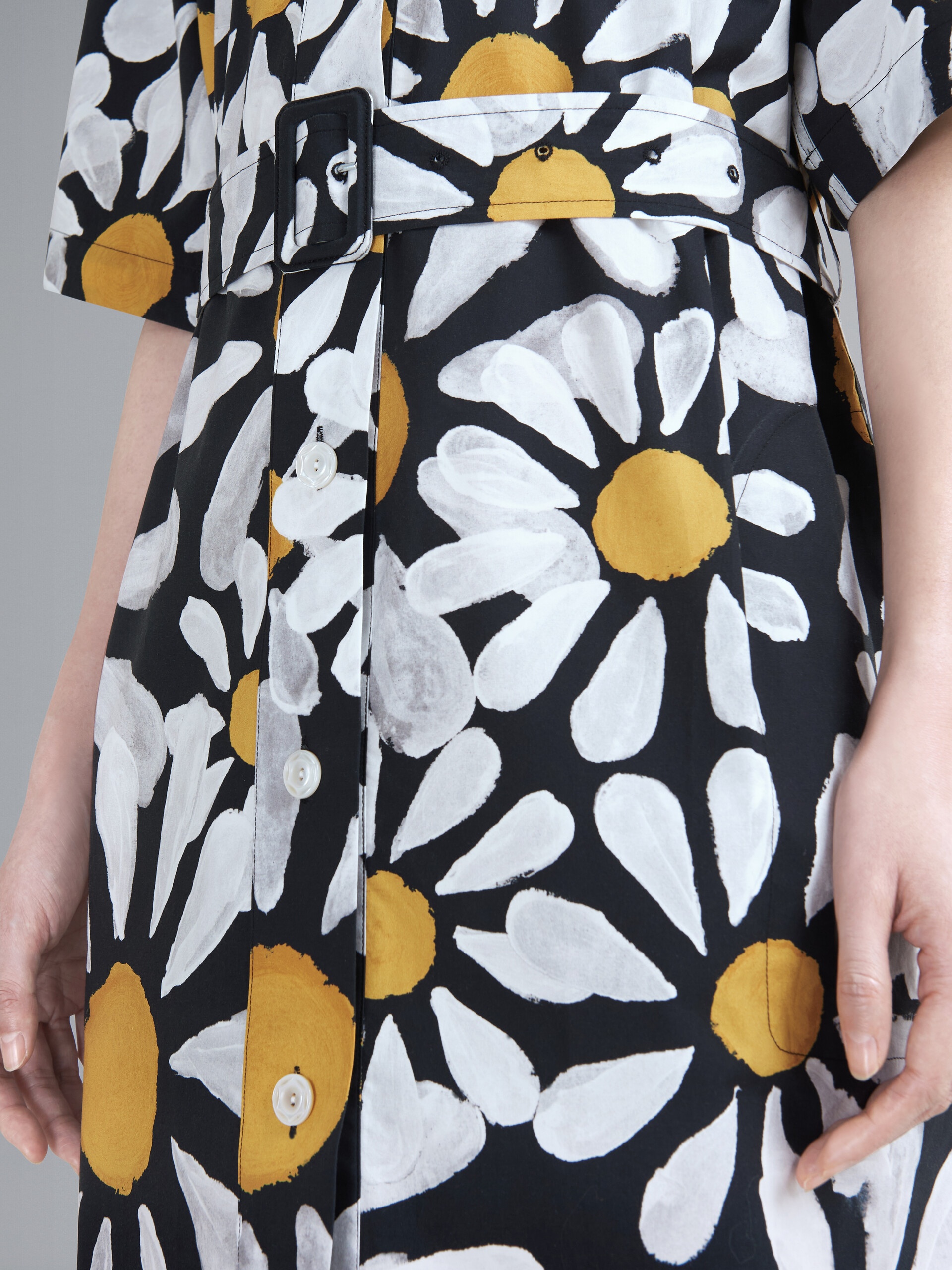 EUPHORIA PRINT POPLIN CHEMISIER DRESS - 5