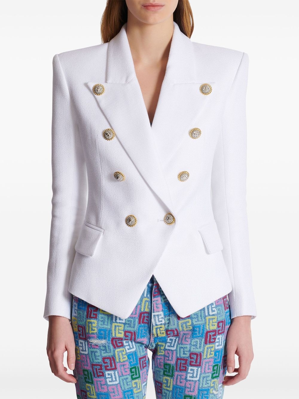 double-breasted blazer - 5