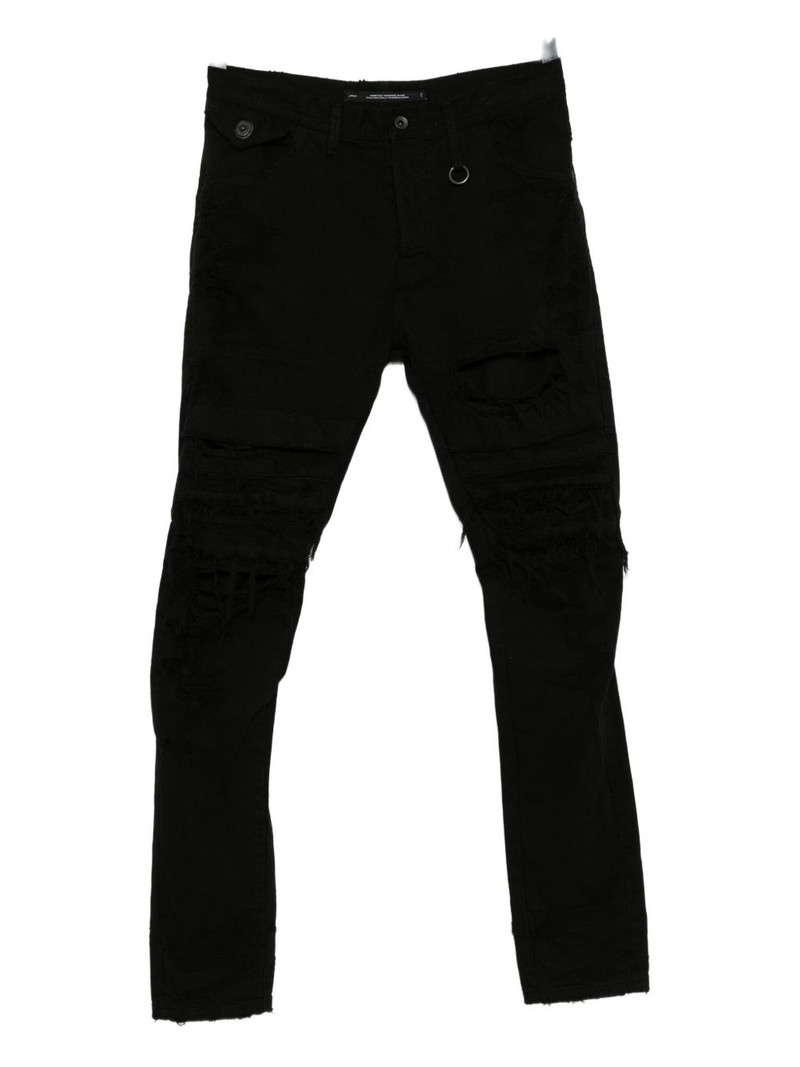ribbed taper jeans 1