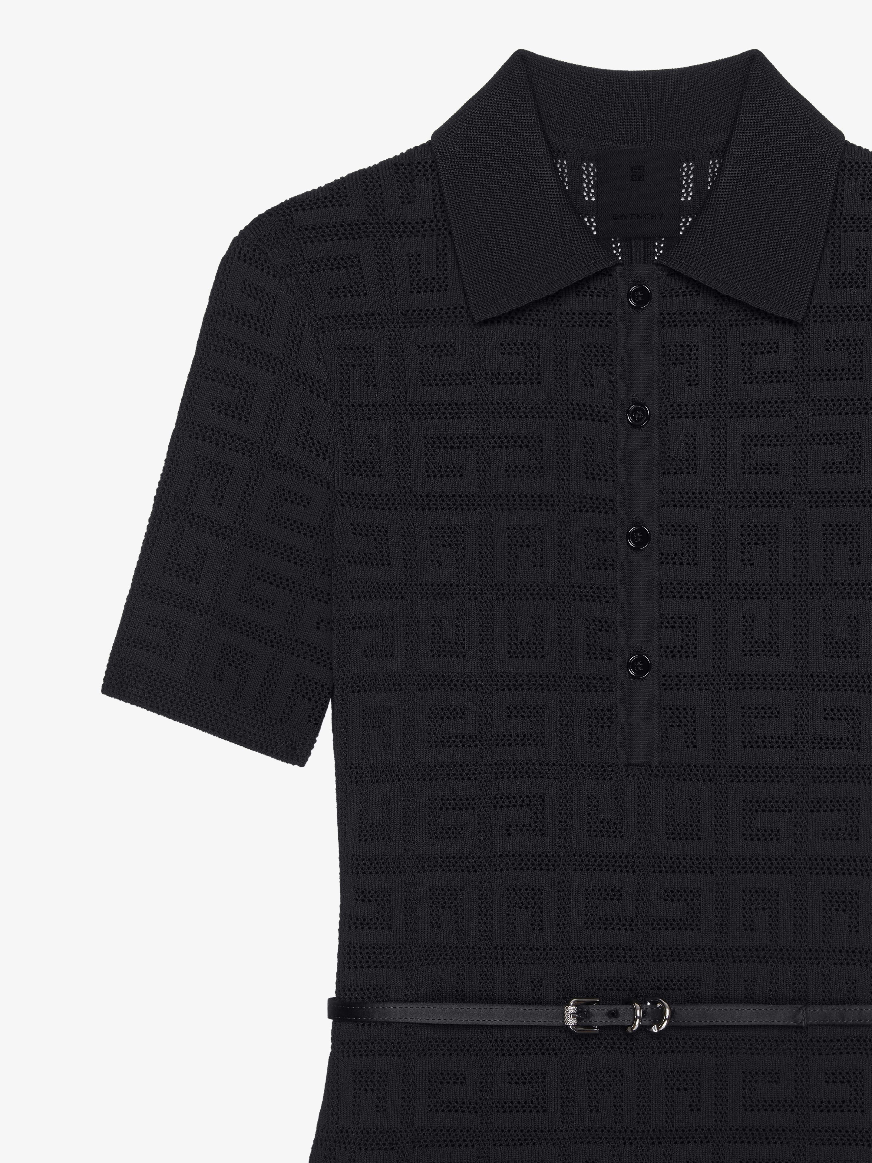 VOYOU POLO DRESS IN 4G JACQUARD - 5