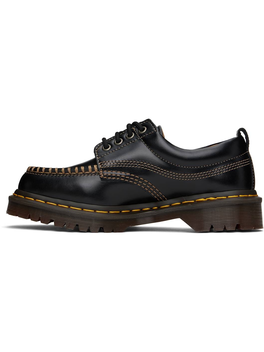 Black Lowell Leather Derbys - 3
