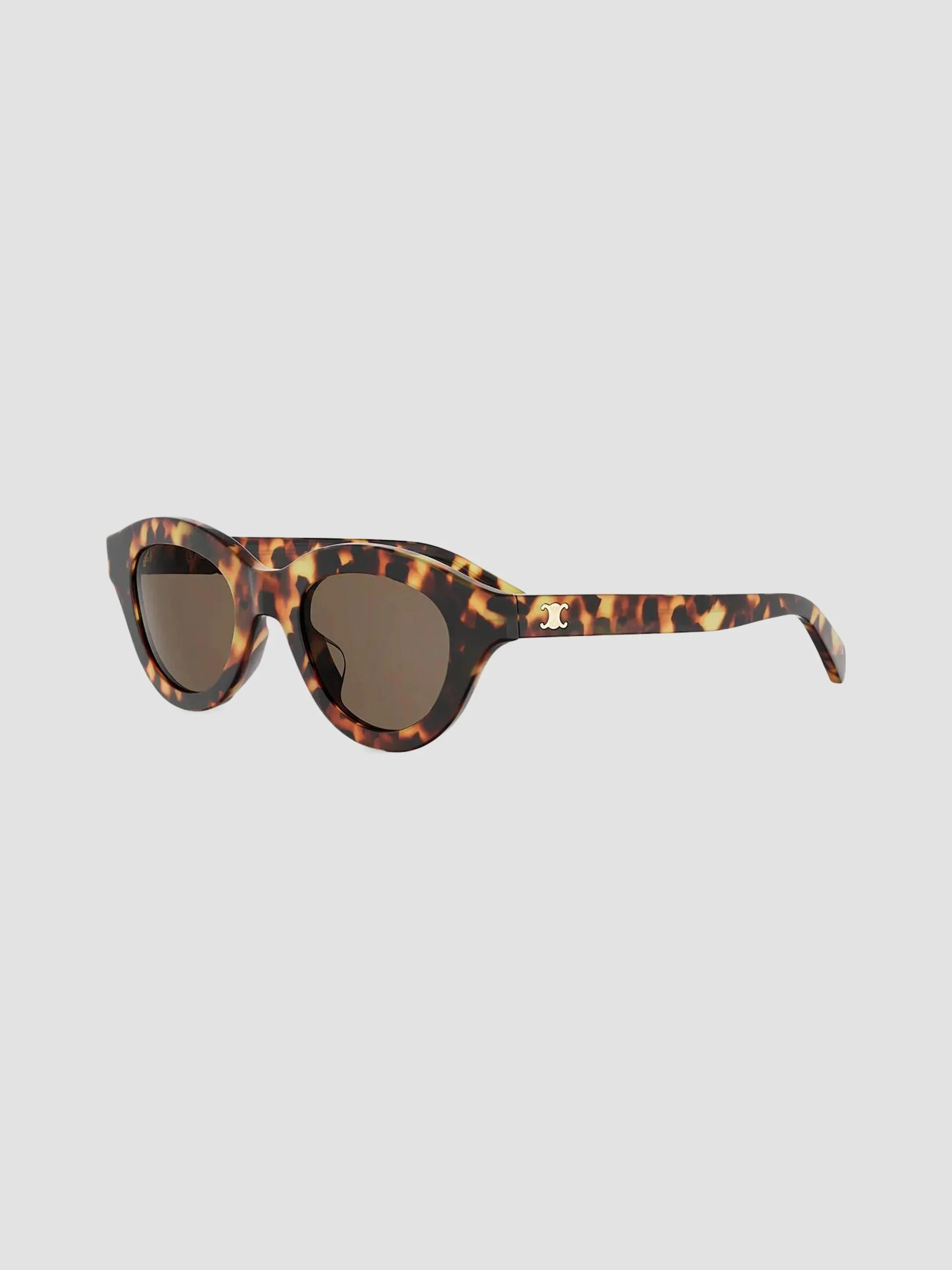 Women's Triomphe Mini 47MM Round Sunglasses - Brown - 1