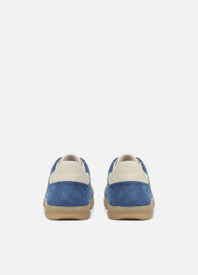 Vince Oasis Contrast-Edge Suede Sneaker outlook