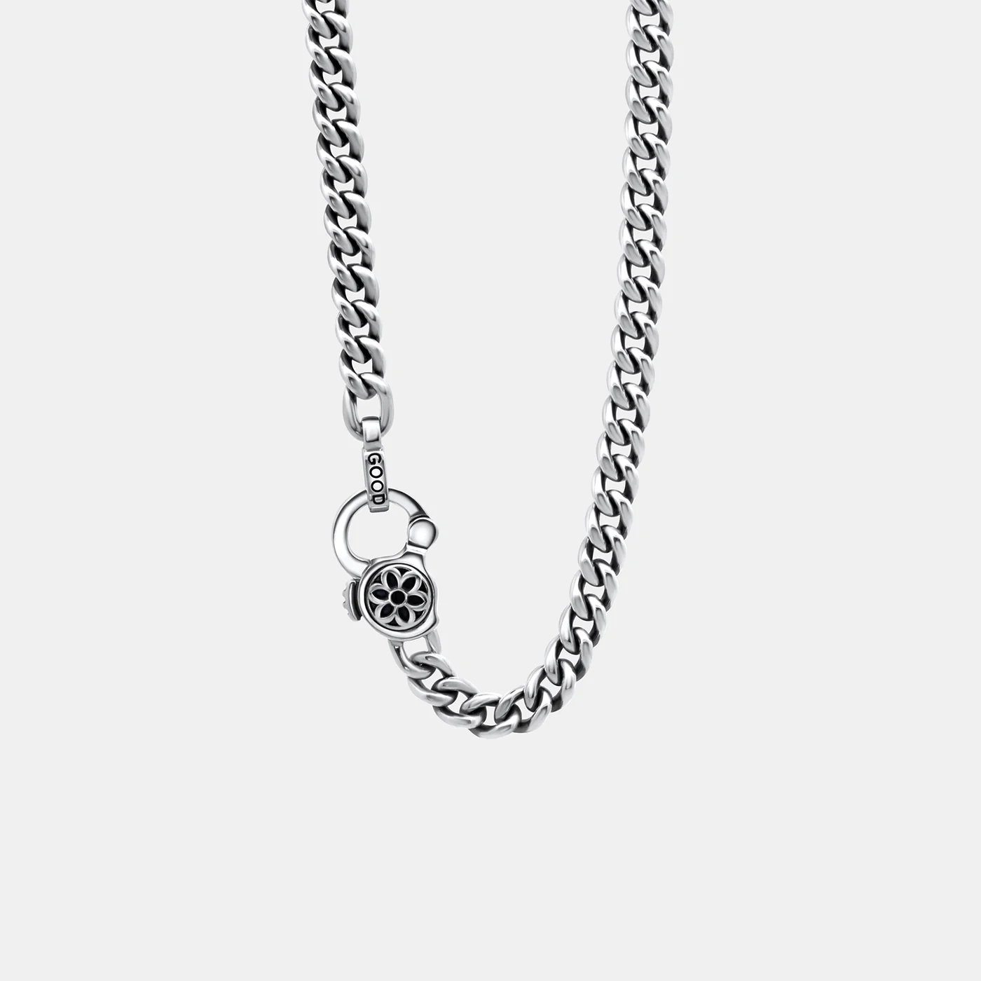 CS-CURBAA24 GOOD ART HLYWD Curb Chain Necklace Link Size AA at 24" - Sterling Silver 2