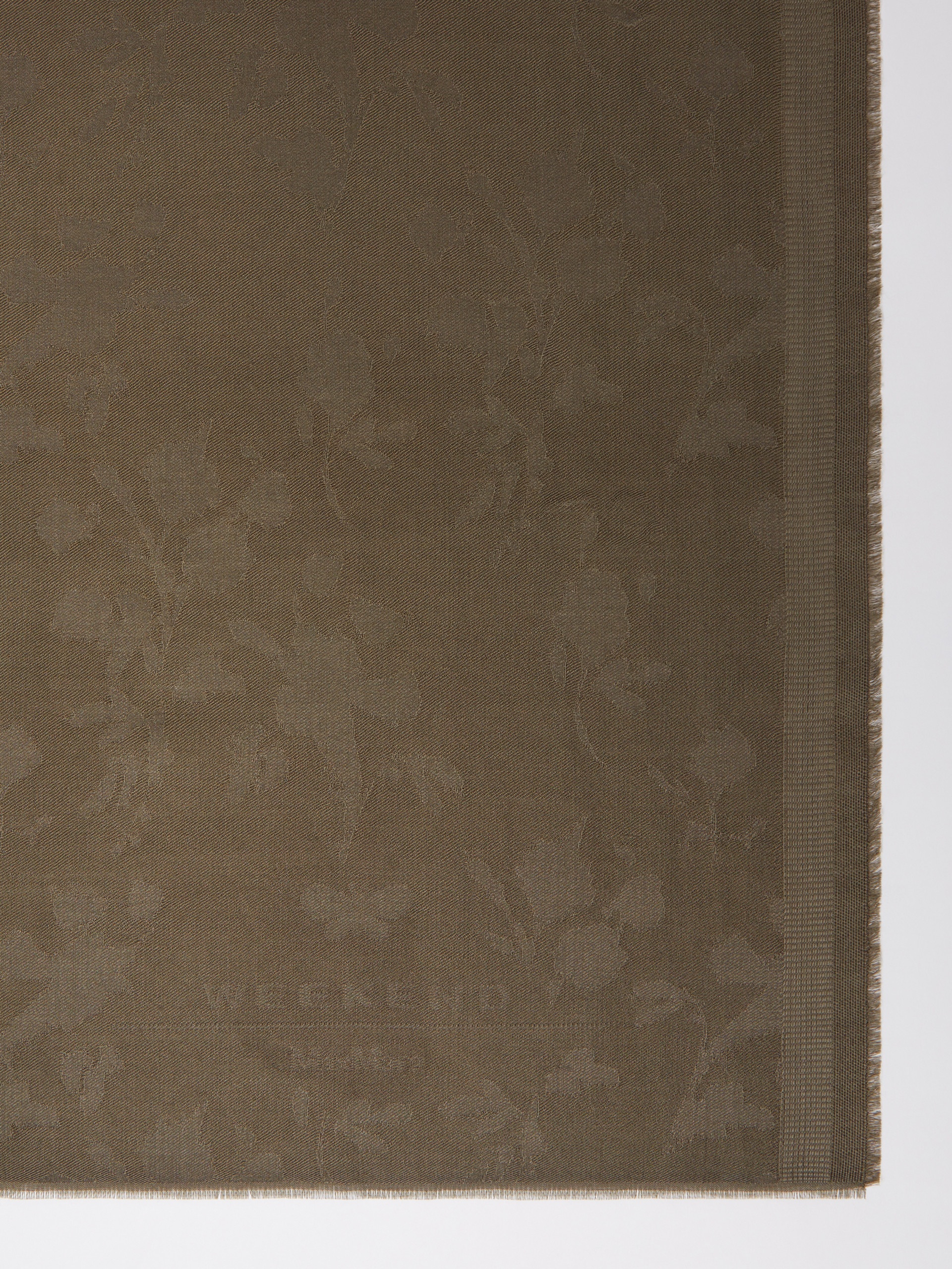 TESSILE Jacquard wool stole - 2
