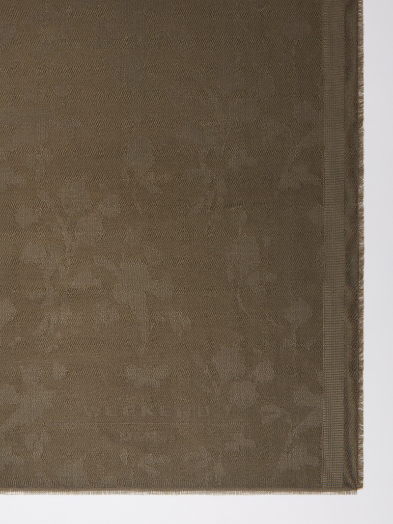 WEEKEND Max Mara TESSILE Jacquard wool stole outlook