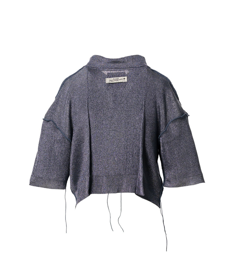 Inside-Out Glitter Knit Cardigan 20