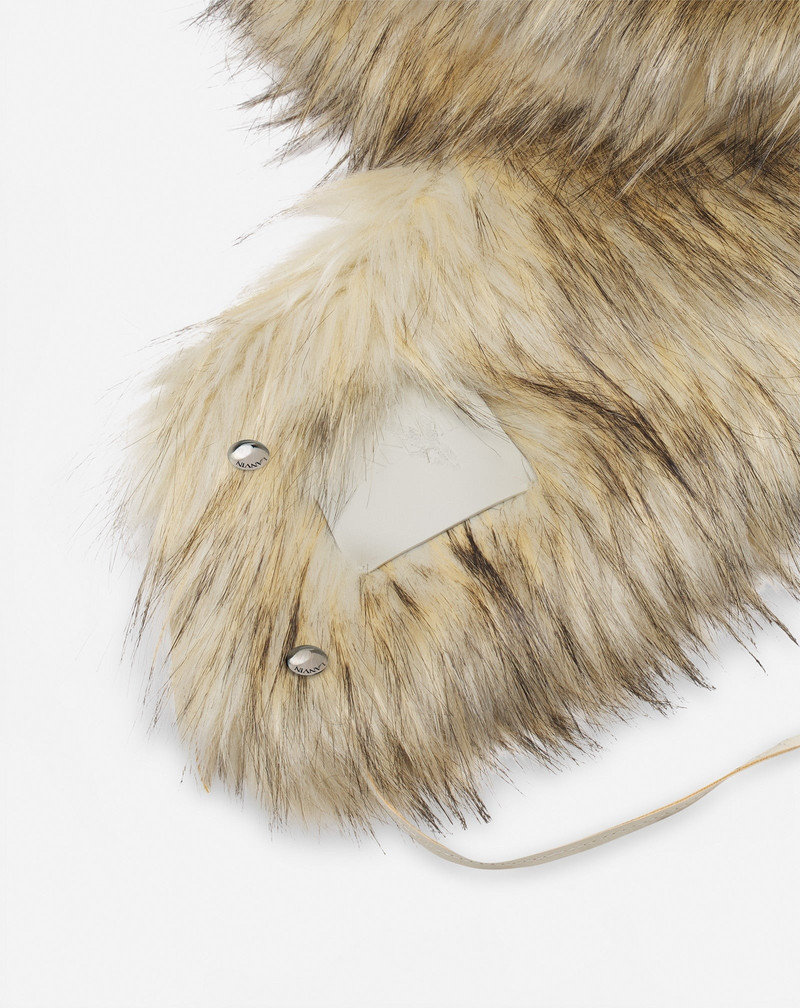 LANVIN X FUTURE FAUX FUR FISHERMAN HAT 5