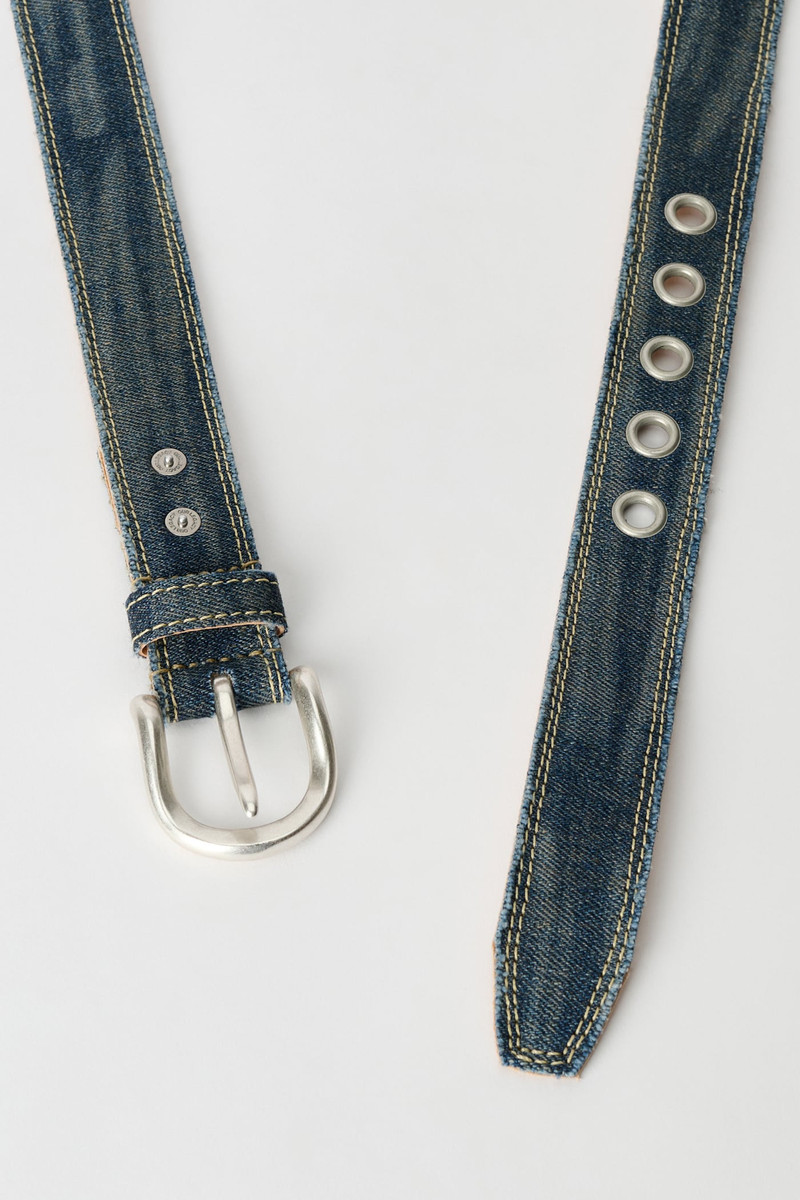 Our Legacy Fringed Denim Belt Rocker Storm Wash outlook