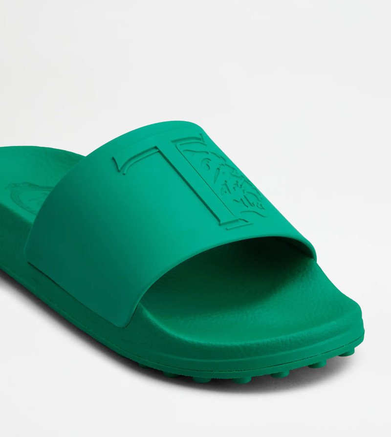 SLIDES IN RUBBER - GREEN 4