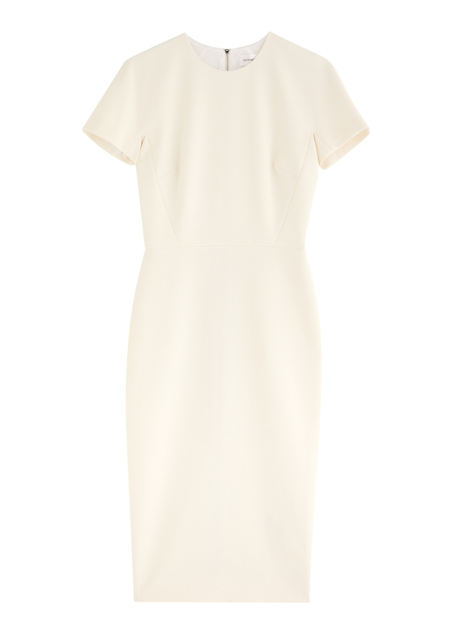 Victoria Beckham Woven Midi Dress - 1