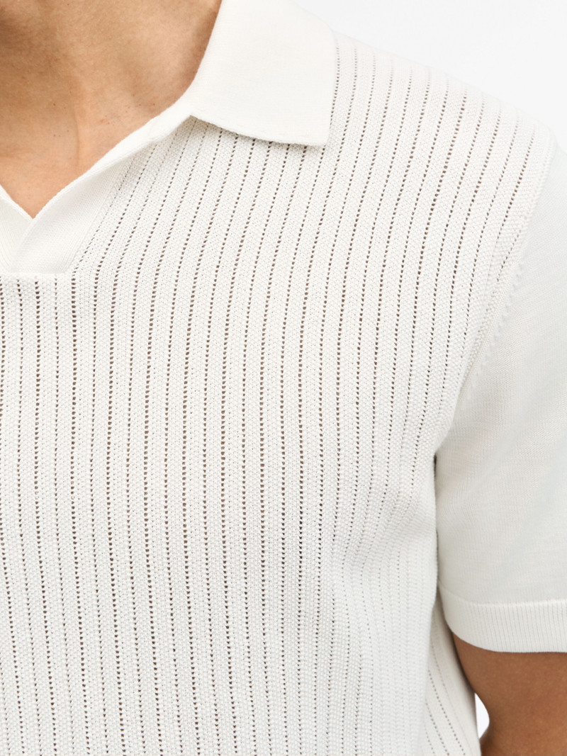 Eoin P Rib-Knit Polo 4
