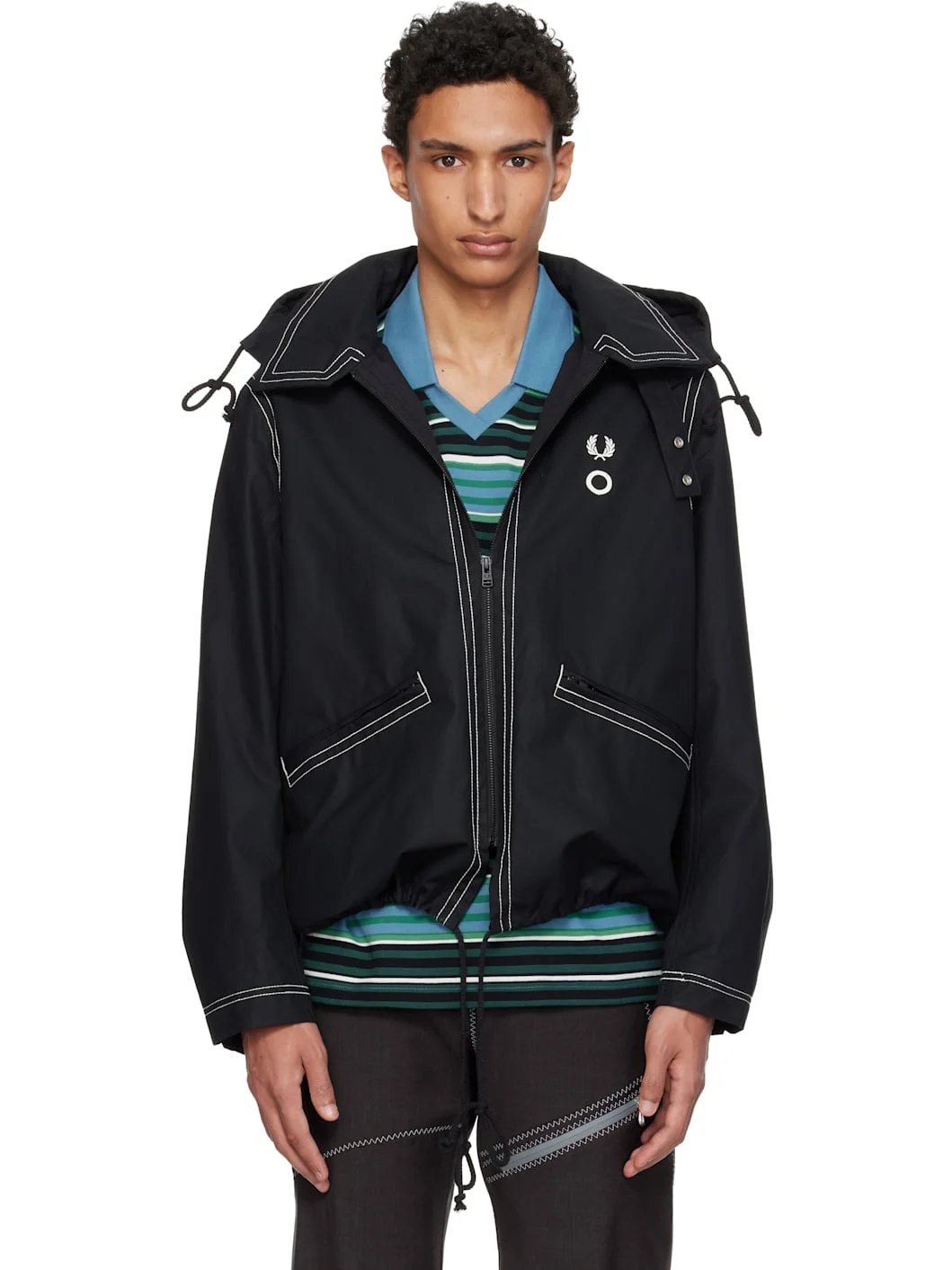 Black Fred Perry Edition Alpine Jacket - 1