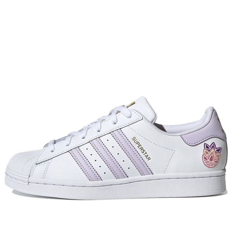 (WMNS) adidas Superstar 'White Purple Tint' GZ8143 1