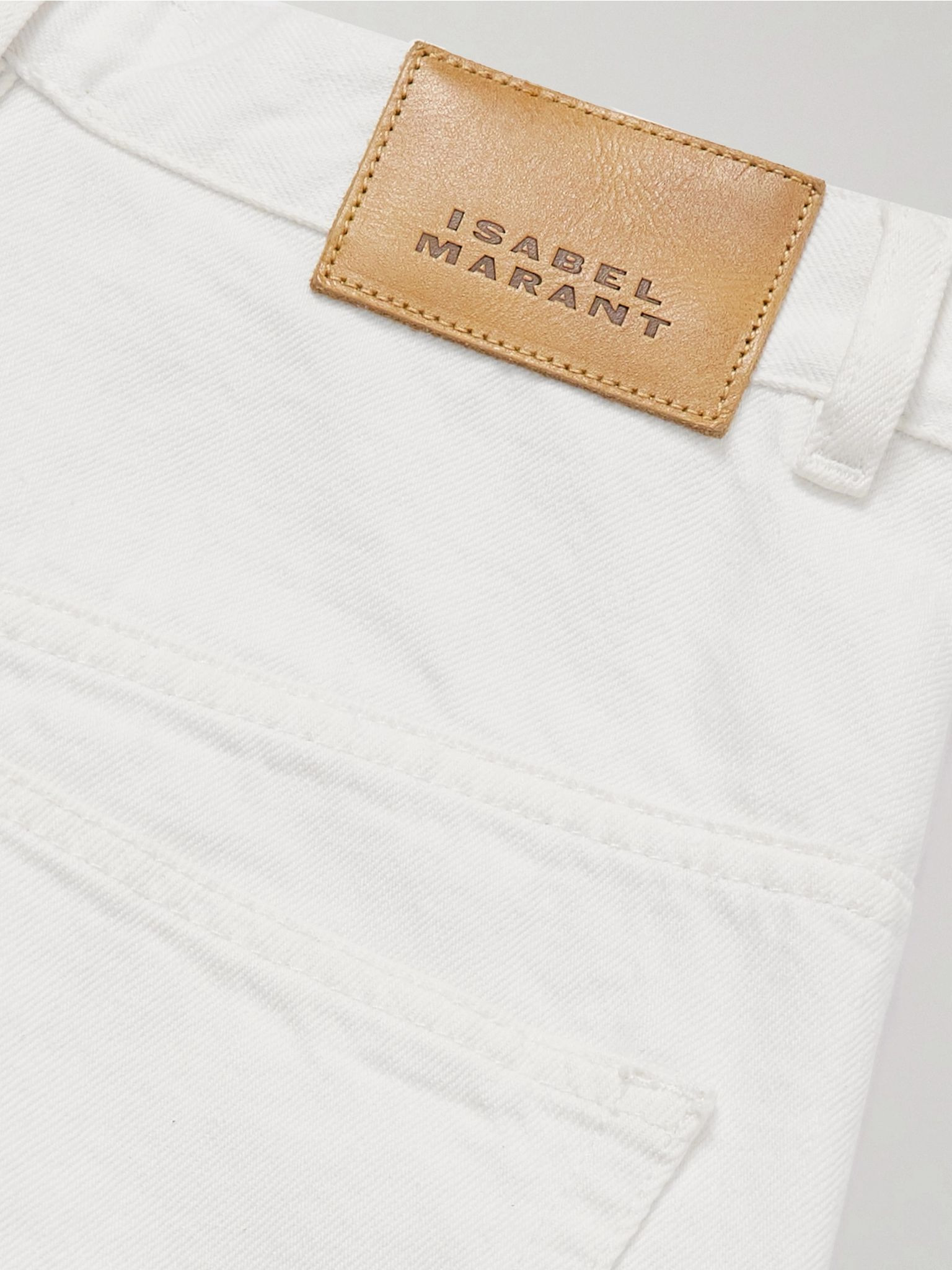 Lemony high-rise wide-leg jeans White - 6